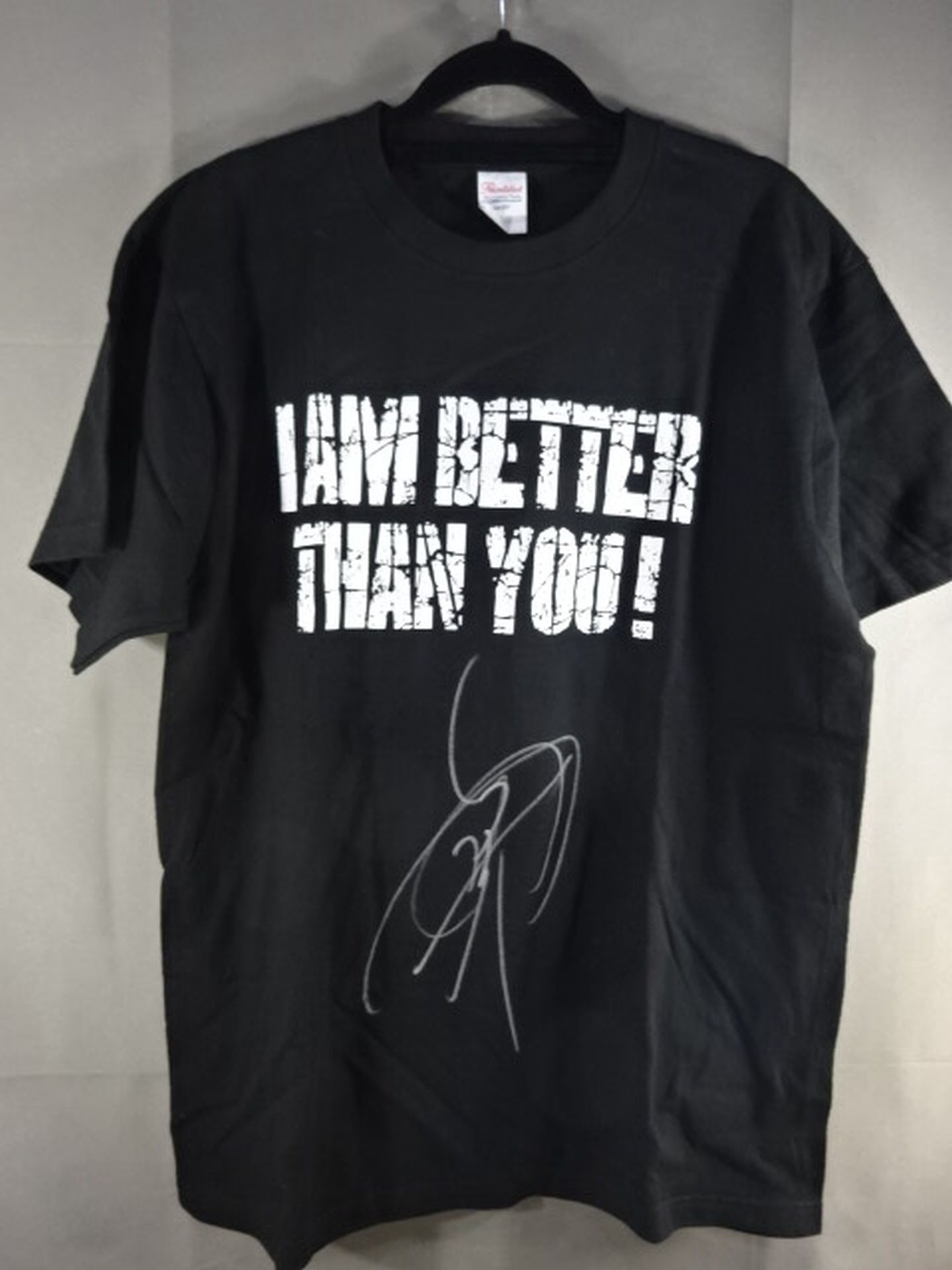 【直筆サイン入り】土井成樹「I AM BETTER THAN YOU !」Tシャツ