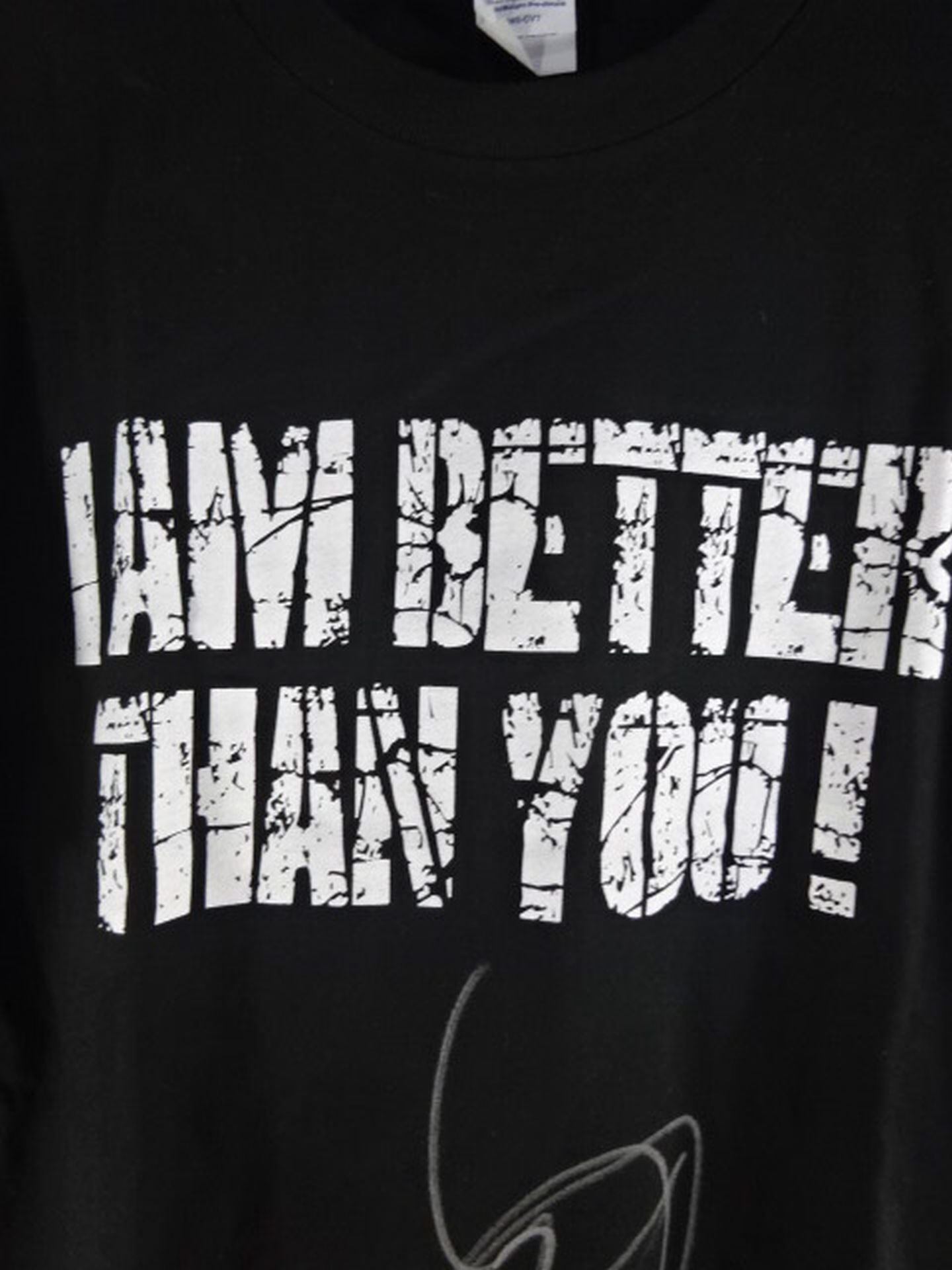 【直筆サイン入り】土井成樹「I AM BETTER THAN YOU !」Tシャツ