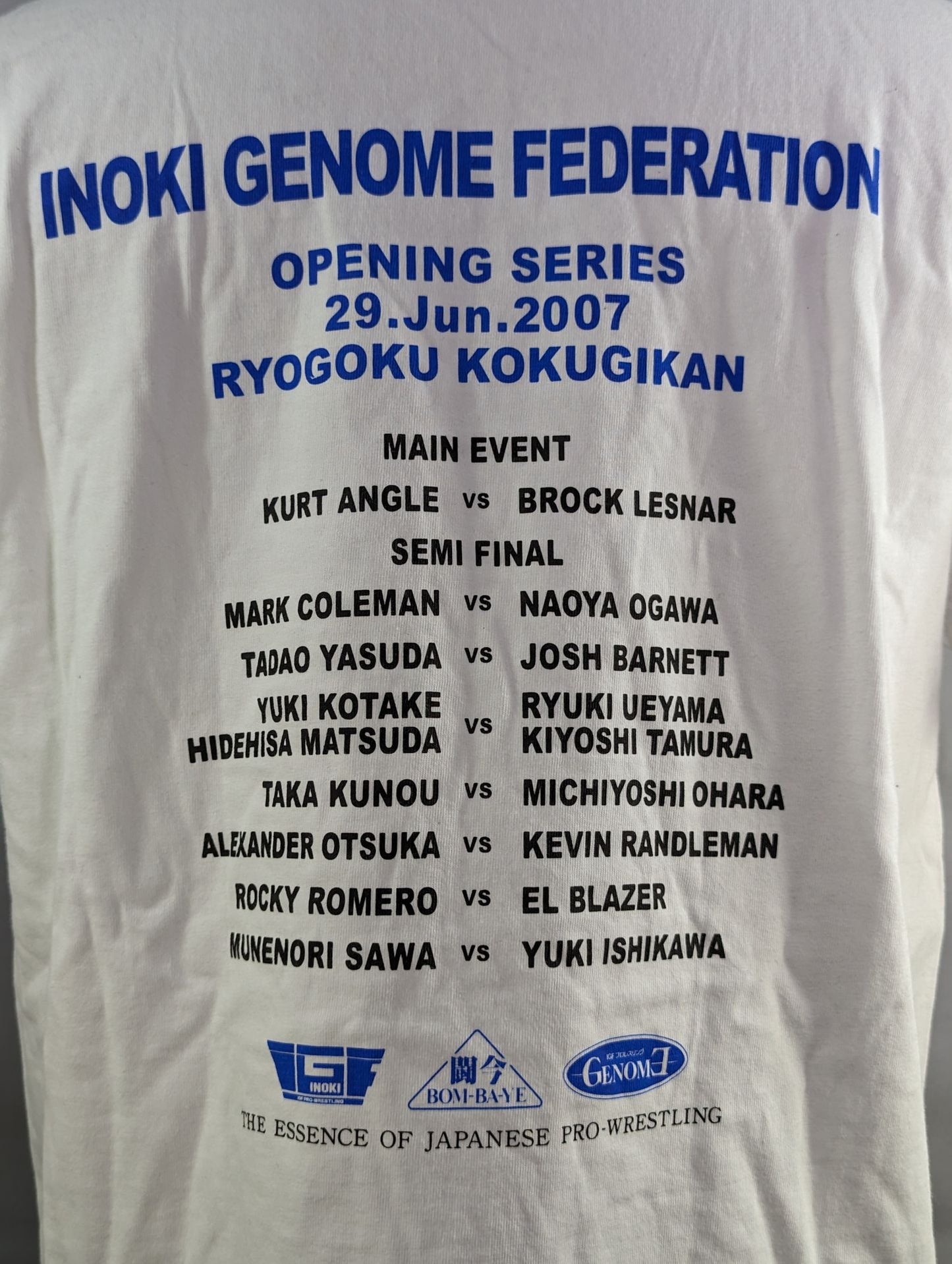 IGF "OPENING SERIES 29.Jun.2007" T-shirt