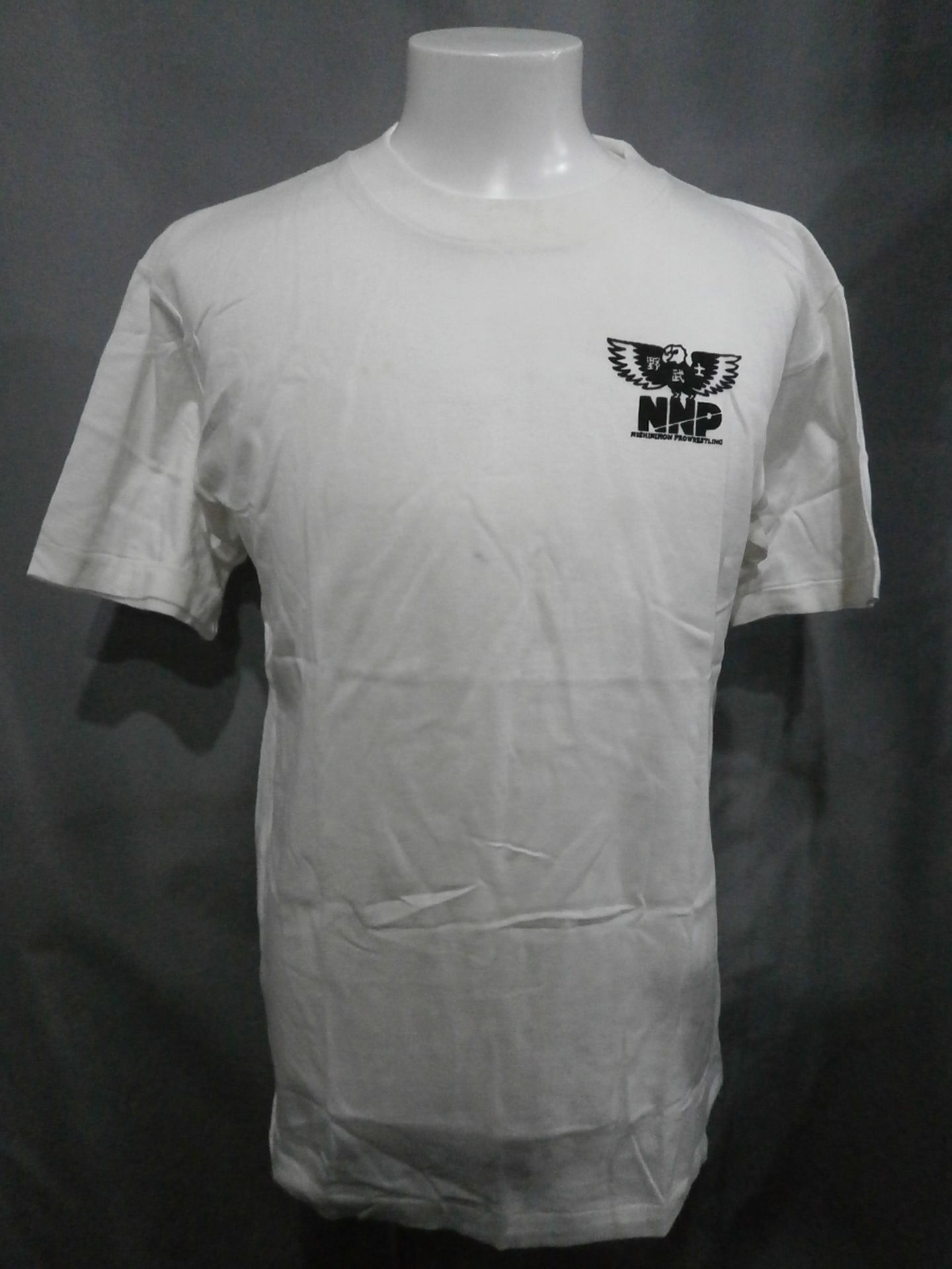 West Japan Pro Wrestling Nobushi Corps T-shirt (1) (White)
