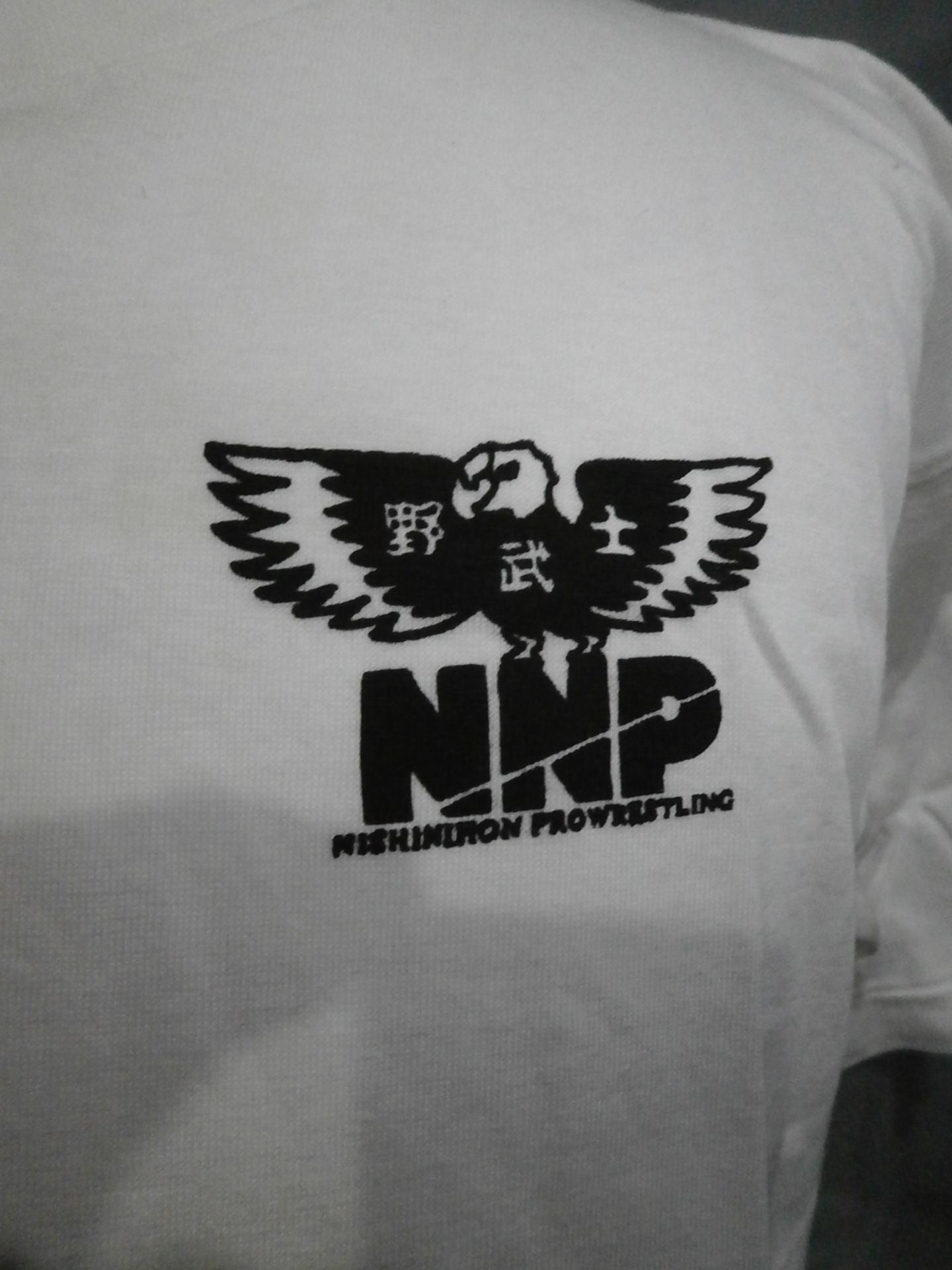 West Japan Pro Wrestling Nobushi Corps T-shirt (1) (White)