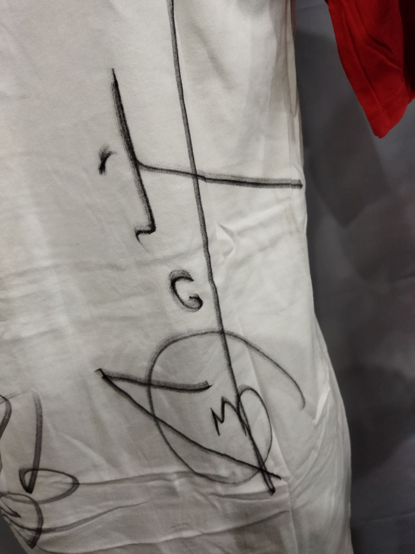 [Kintaro Kanemura &GEDO  hand signed autograph HARD CORE Mikrokin T-shirt