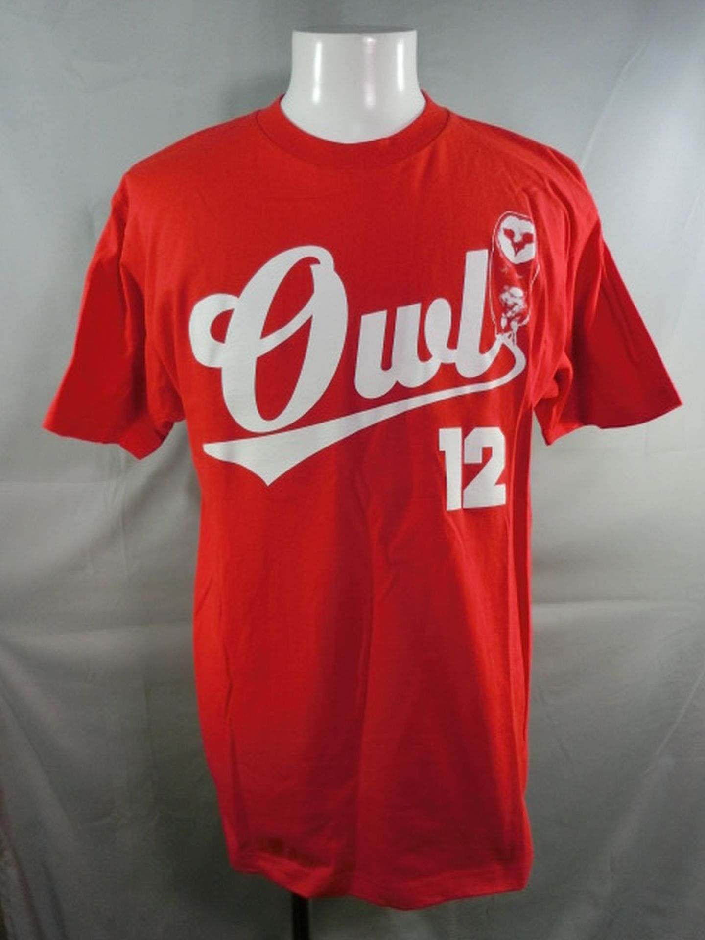 Masashi Takeda  "Owl No. 12 T-shirt" T-shirt (1) (Red)