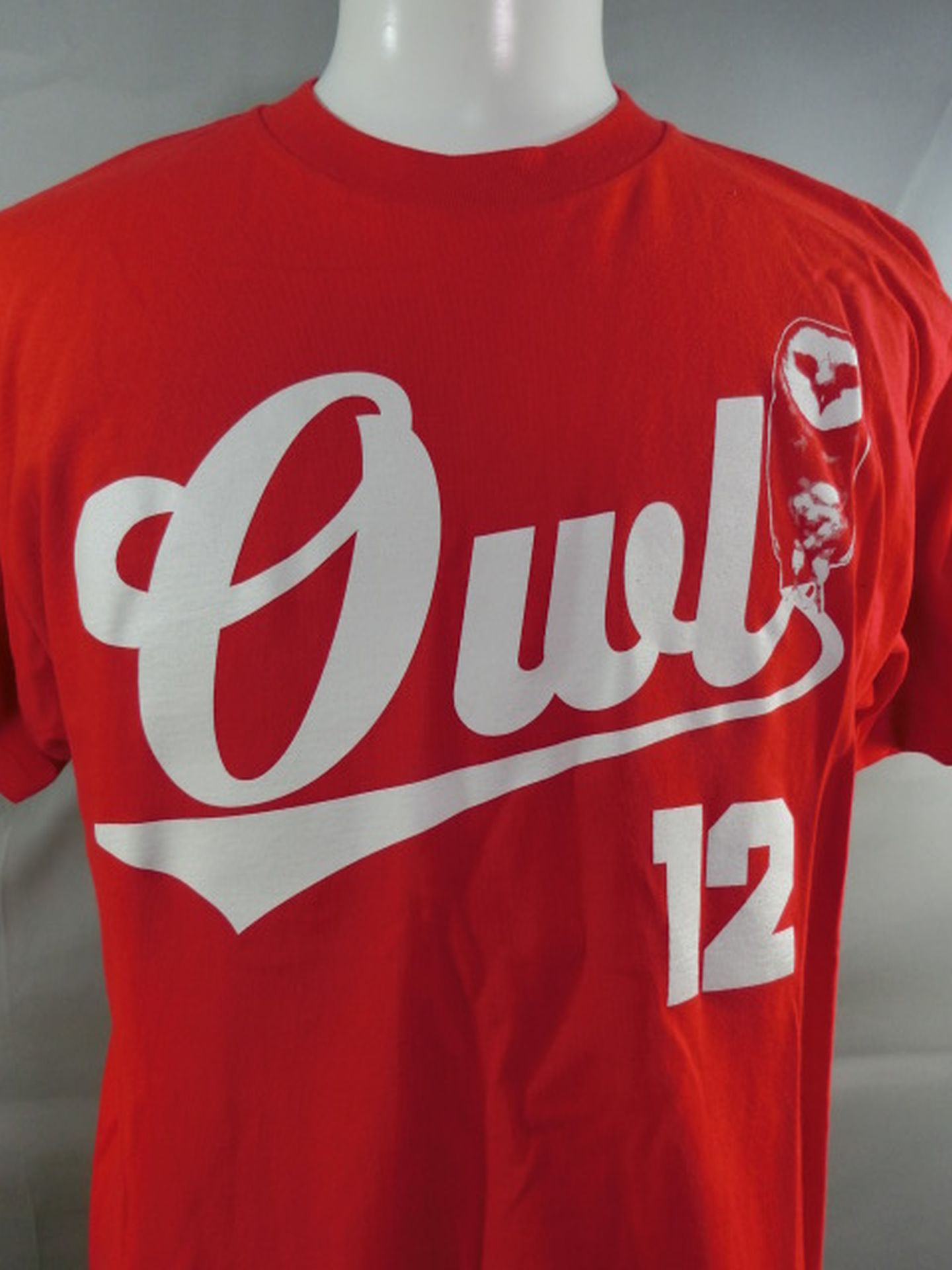 Masashi Takeda  "Owl No. 12 T-shirt" T-shirt (1) (Red)