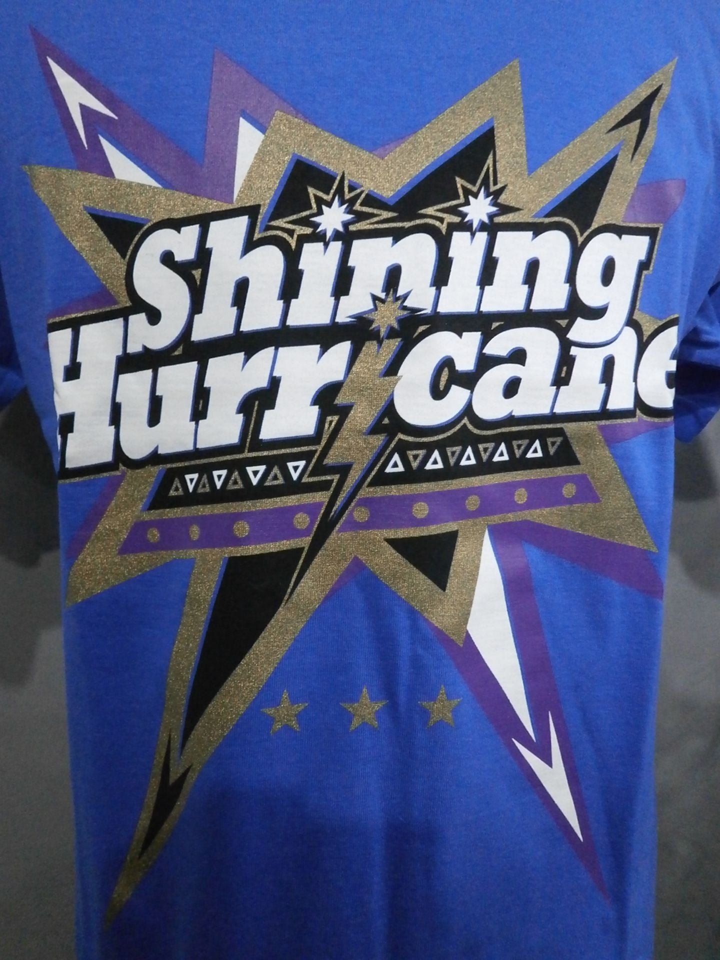 Seiya Sanada "Shining Hurricane" T-shirt (Blue)