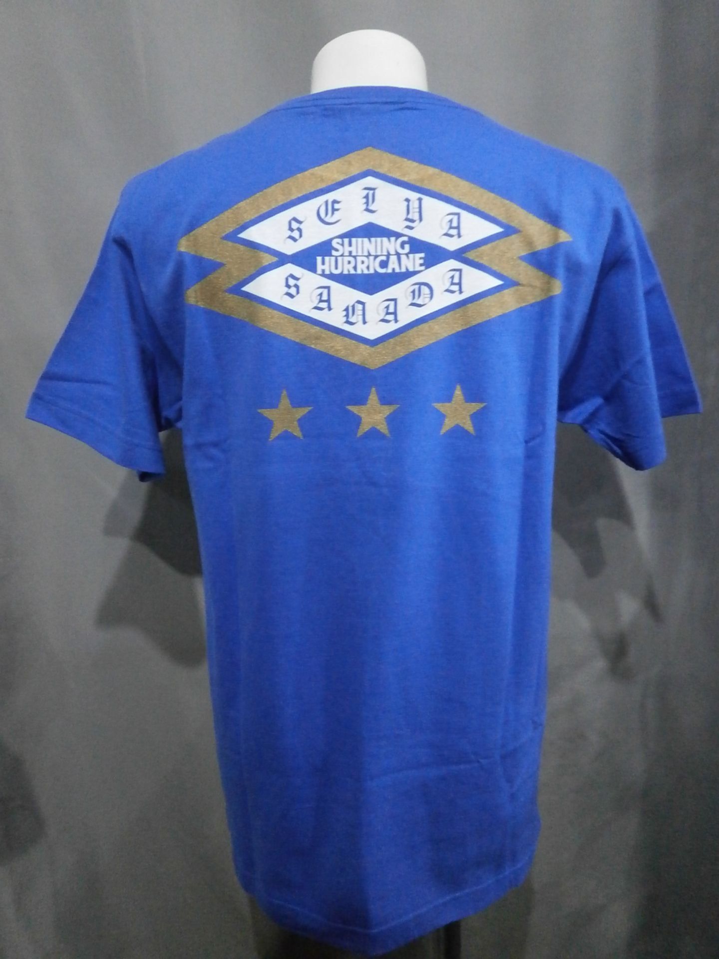 Seiya Sanada "Shining Hurricane" T-shirt (Blue)