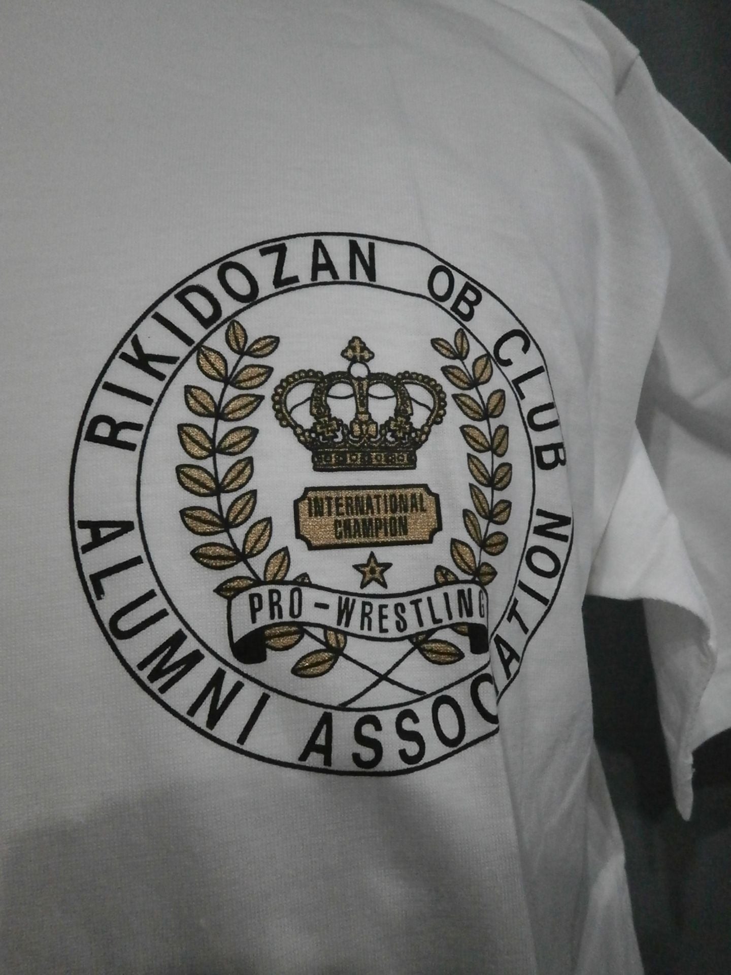 Rikidozan  OB CLUB T-shirt (1) (gold sign)