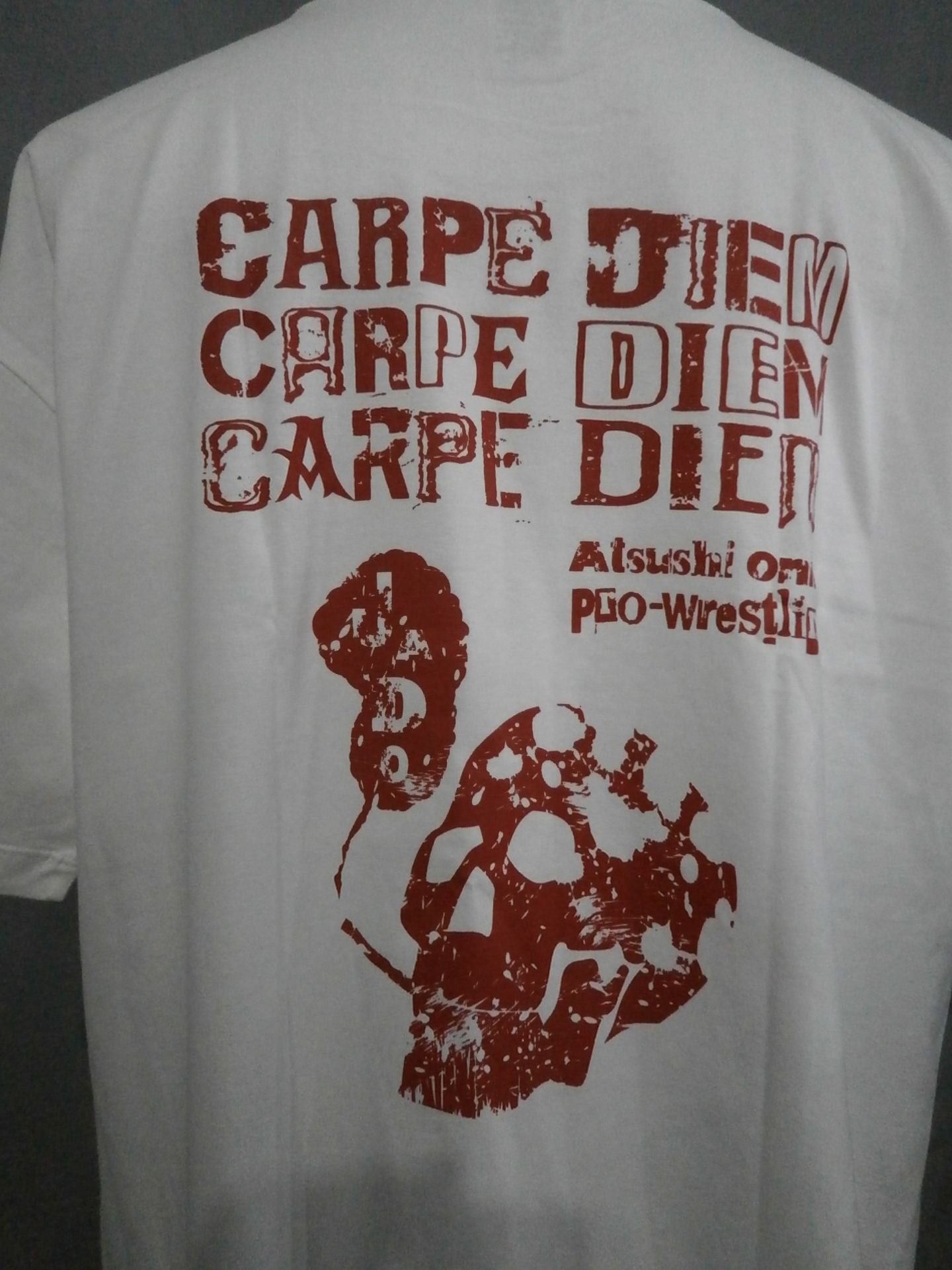 大仁田厚「ATSUSHI ONITA I love Being Me」Tシャツ①(ホワイト)