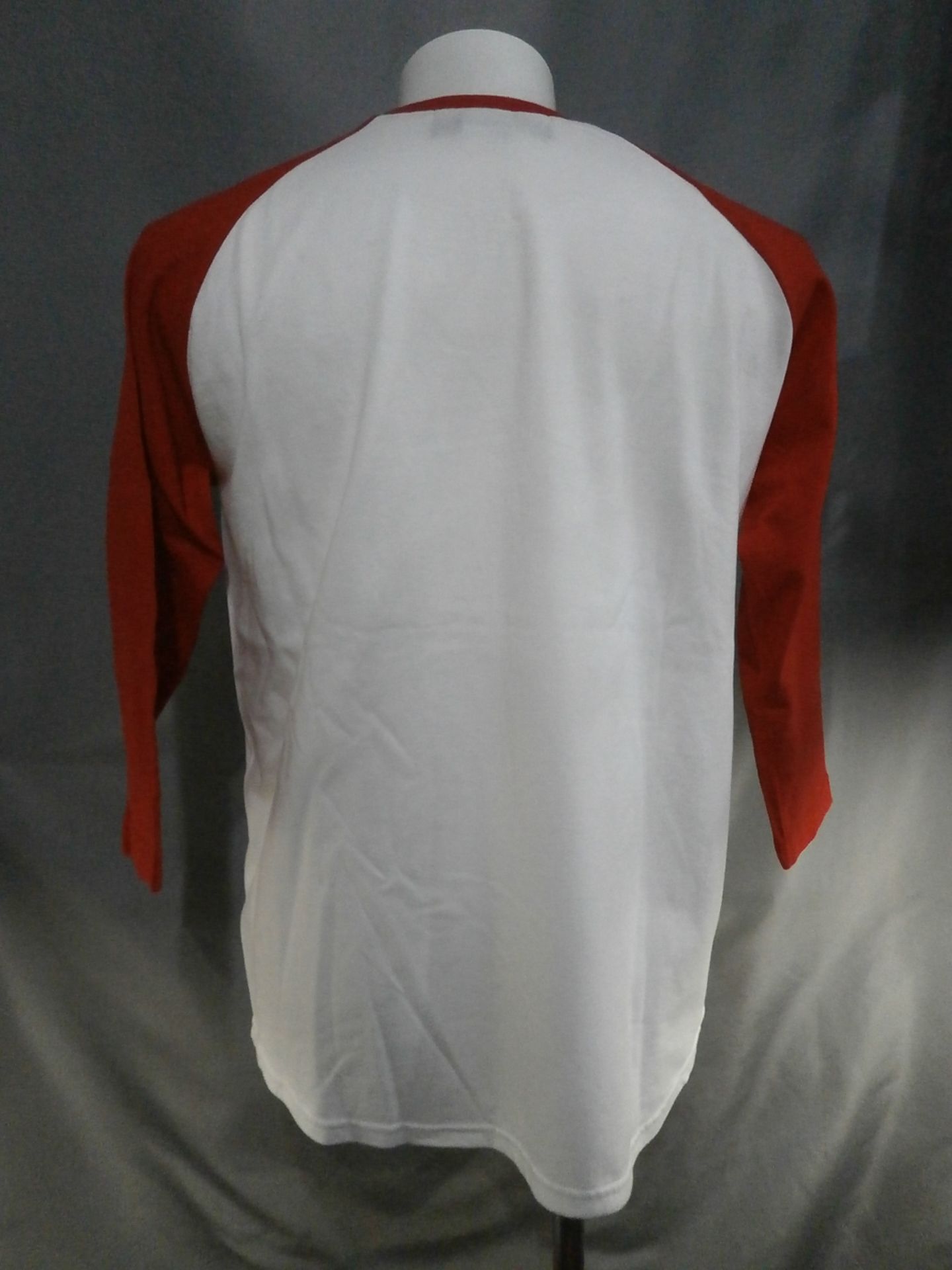 CAPITAL プロレスリング ラグラン 七分袖Tシャツ(ホワイト×レッド)