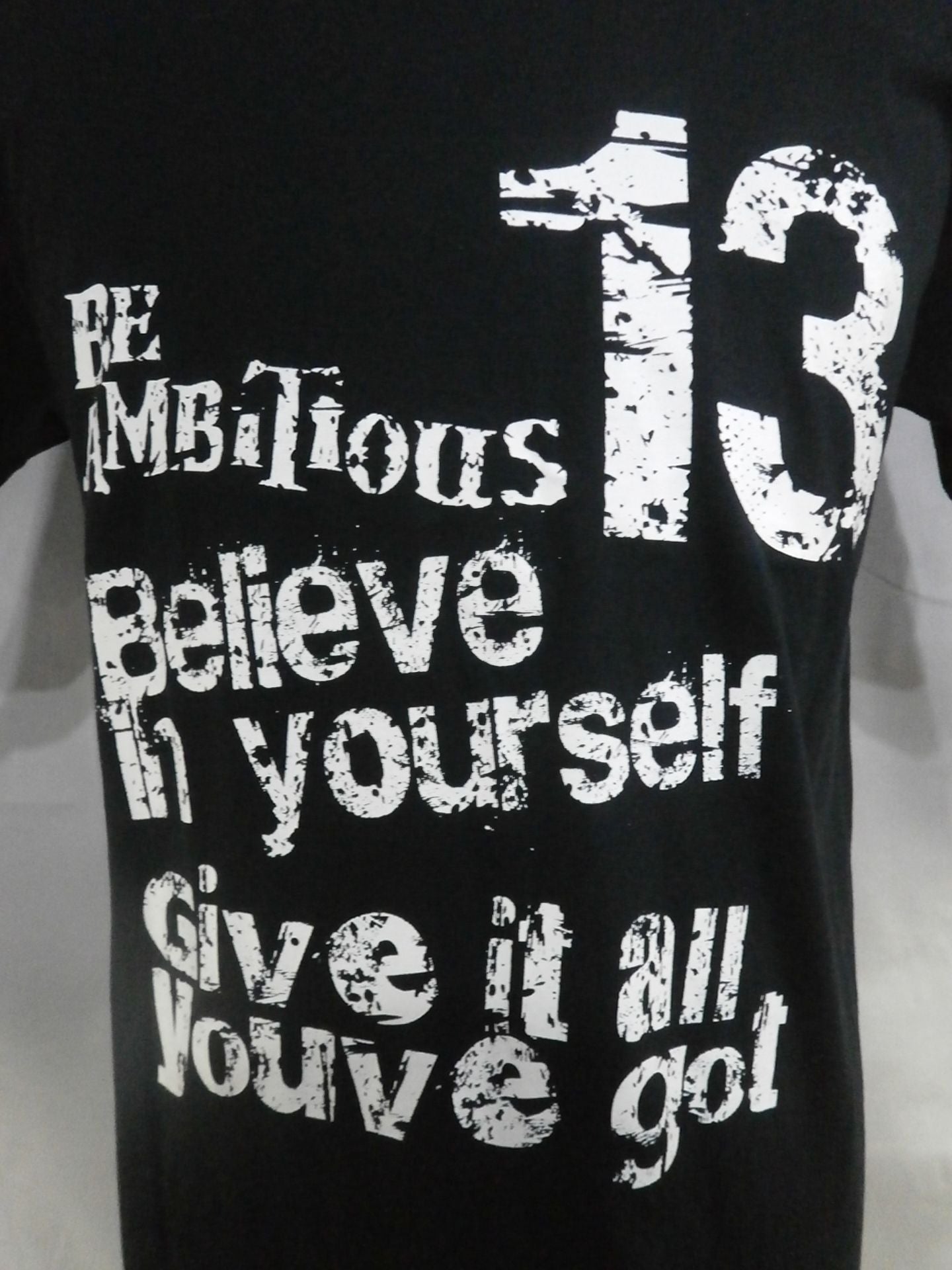 【直筆サイン入り】大仁田厚 13メッセージ Tシャツ