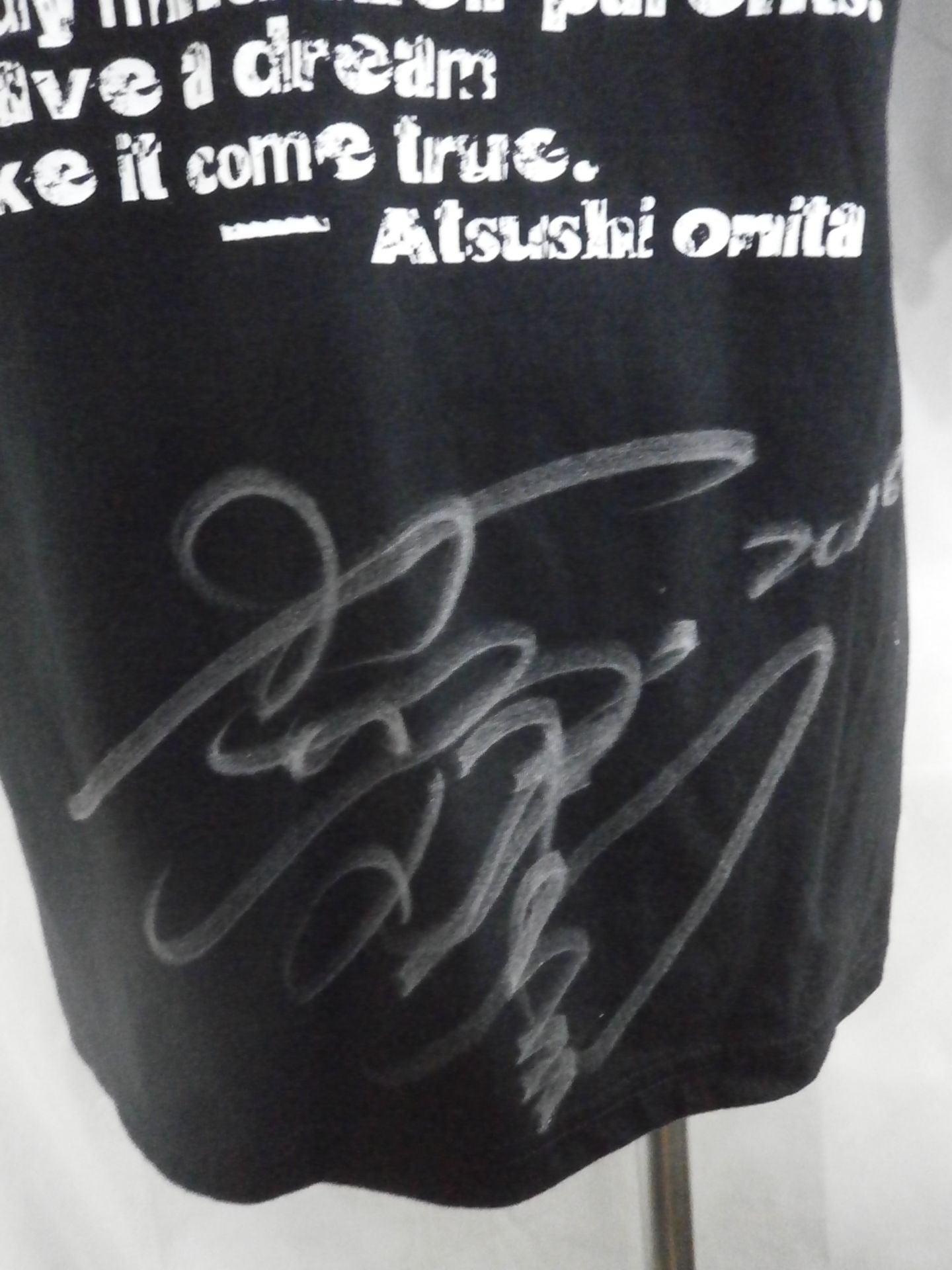 【直筆サイン入り】大仁田厚 13メッセージ Tシャツ