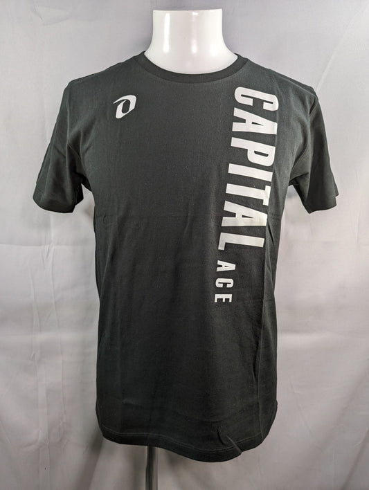 CAPITAL ACE pro wrestling new T-shirt (1) (Black× White)