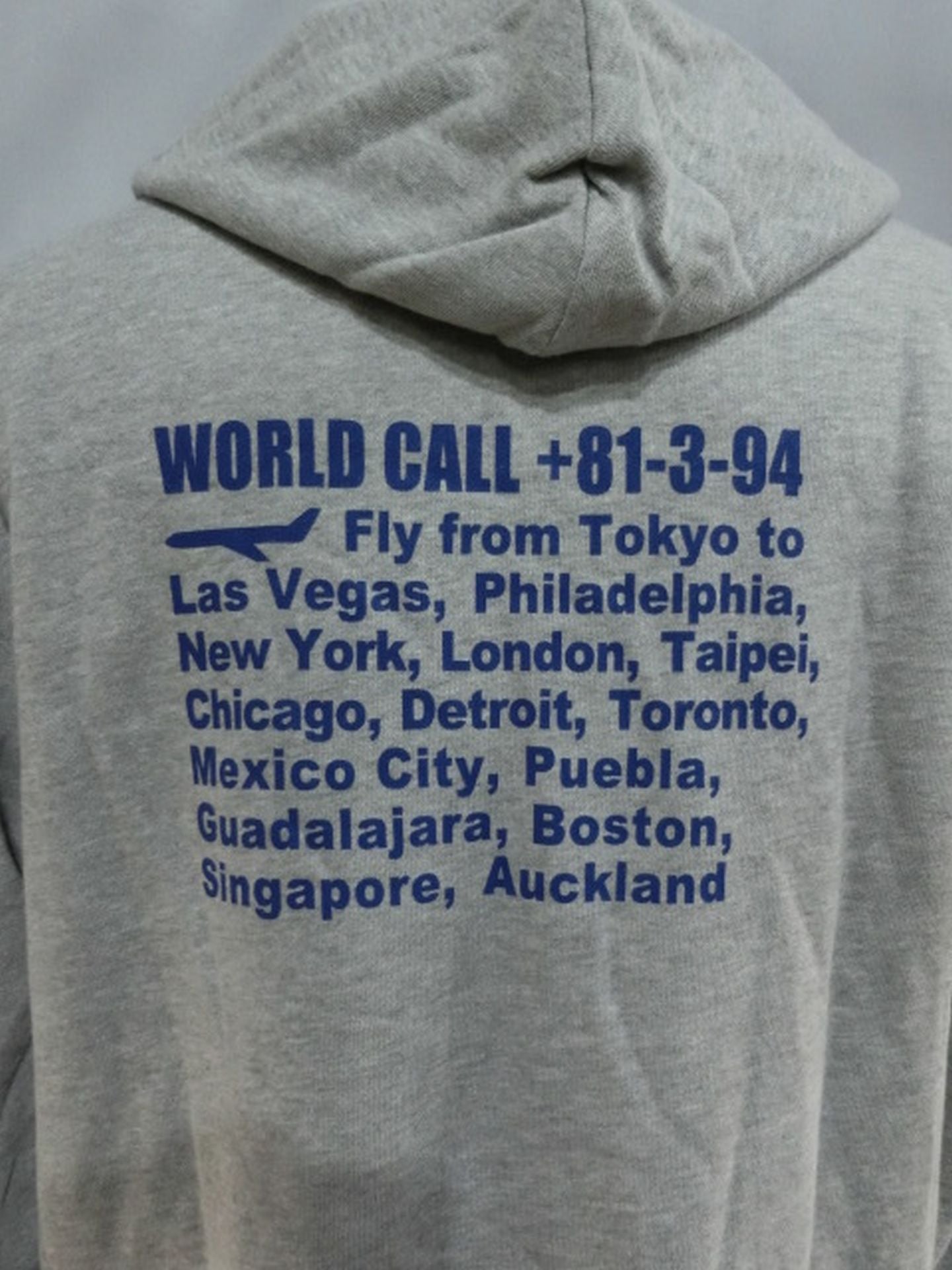 【直筆サイン入り】KUSHIDA プルオーバーパーカー②(グレー)