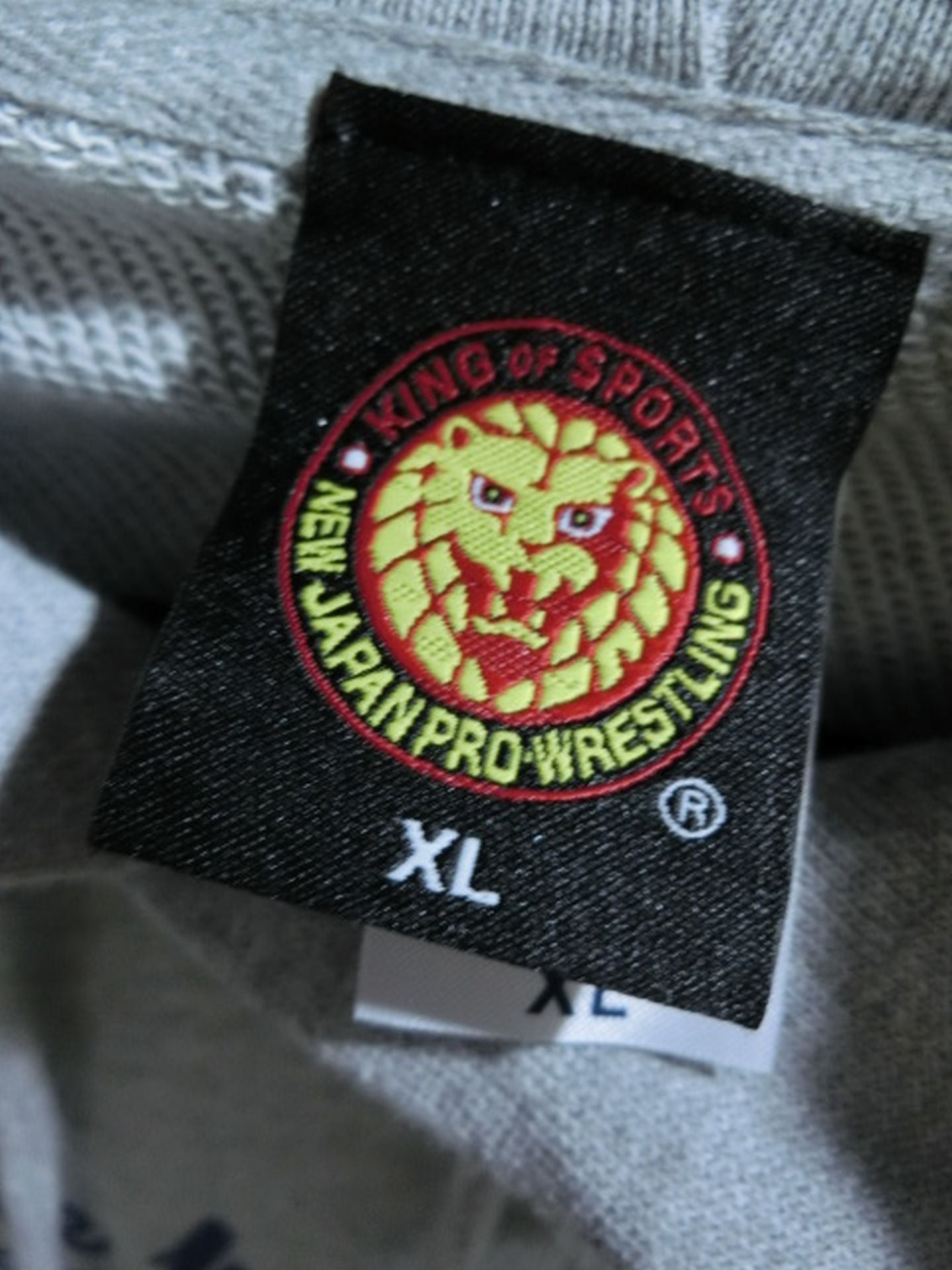 【直筆サイン入り】KUSHIDA プルオーバーパーカー②(グレー)