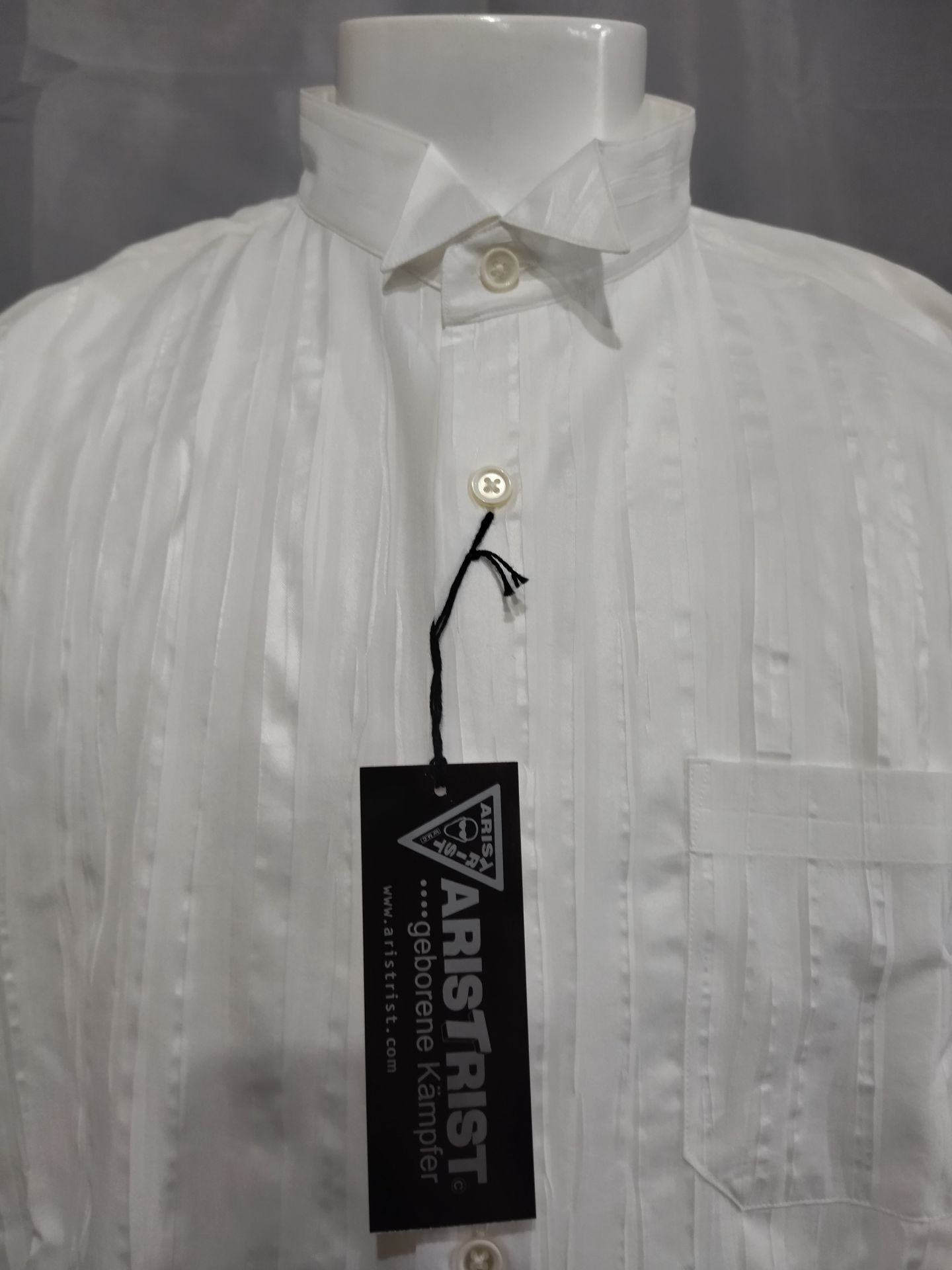 ARISTRIST AT バタフライシャツ(ホワイト)