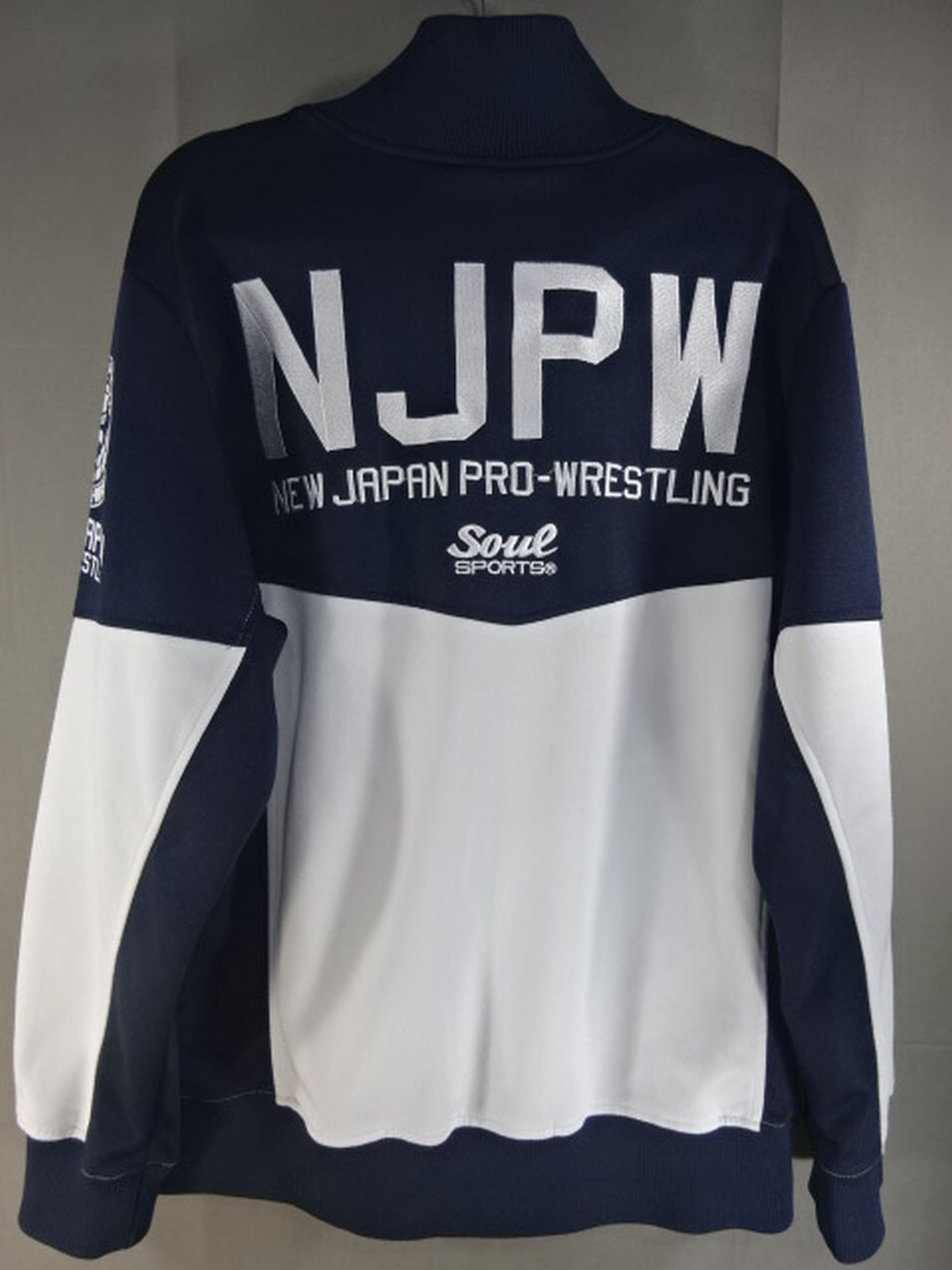 新日本プロレス×SOUL トップスジャージ(ネイビー×ホワイト)