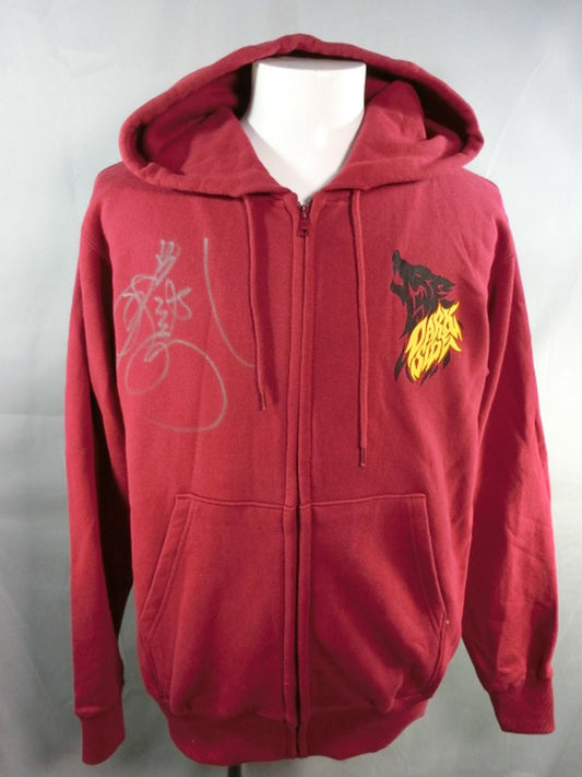 【hand signed autograph】 Katsuhiko Nakajima "DARK SIDE" zip hoodie