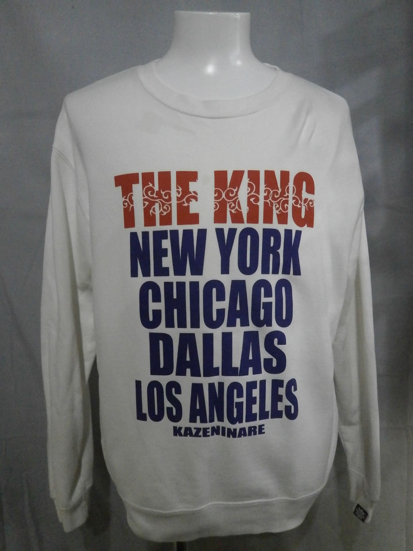 鈴木みのる「THE KING NEW YORK CHICAGO DALLAS LOS ANGELES」トレーナー