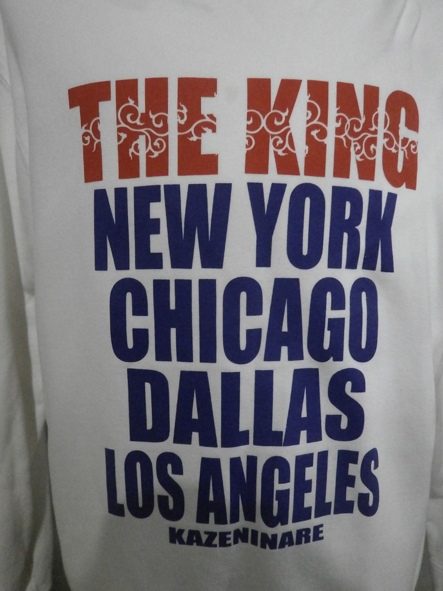 鈴木みのる「THE KING NEW YORK CHICAGO DALLAS LOS ANGELES」トレーナー