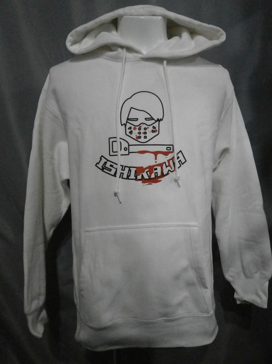 Yuki Ishikawa  Illustration Pullover hoodie  (2)( White)