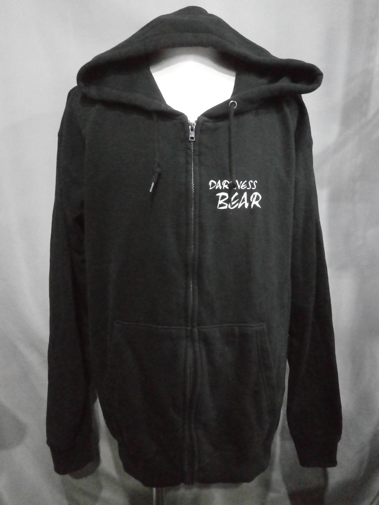 熊吉「DARKNESS BEAR」ジップパーカー