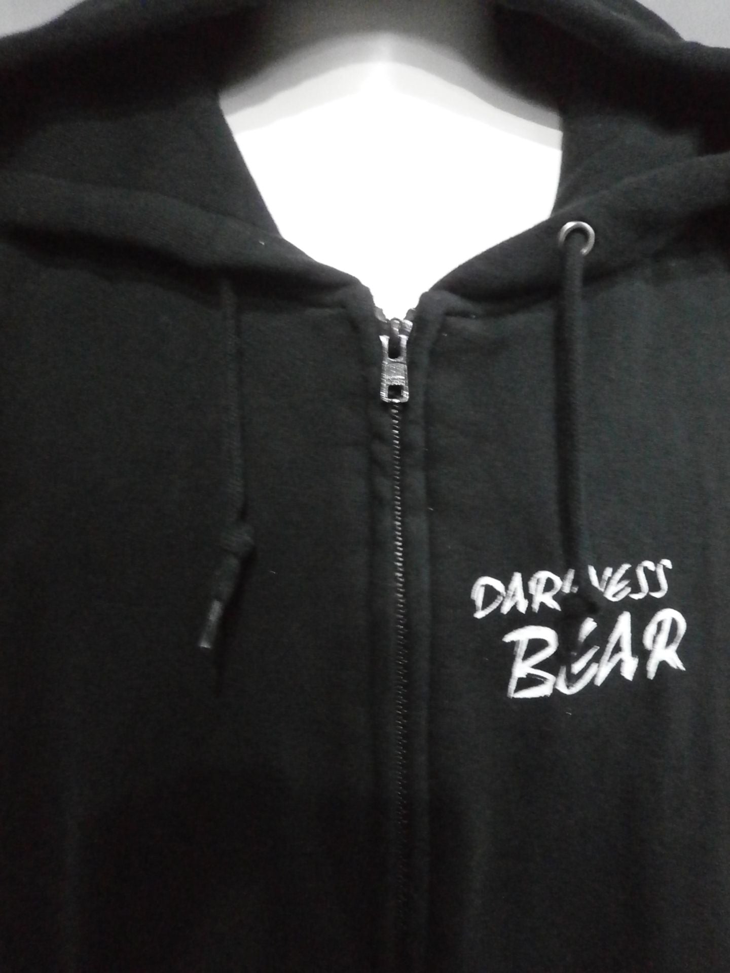 熊吉「DARKNESS BEAR」ジップパーカー