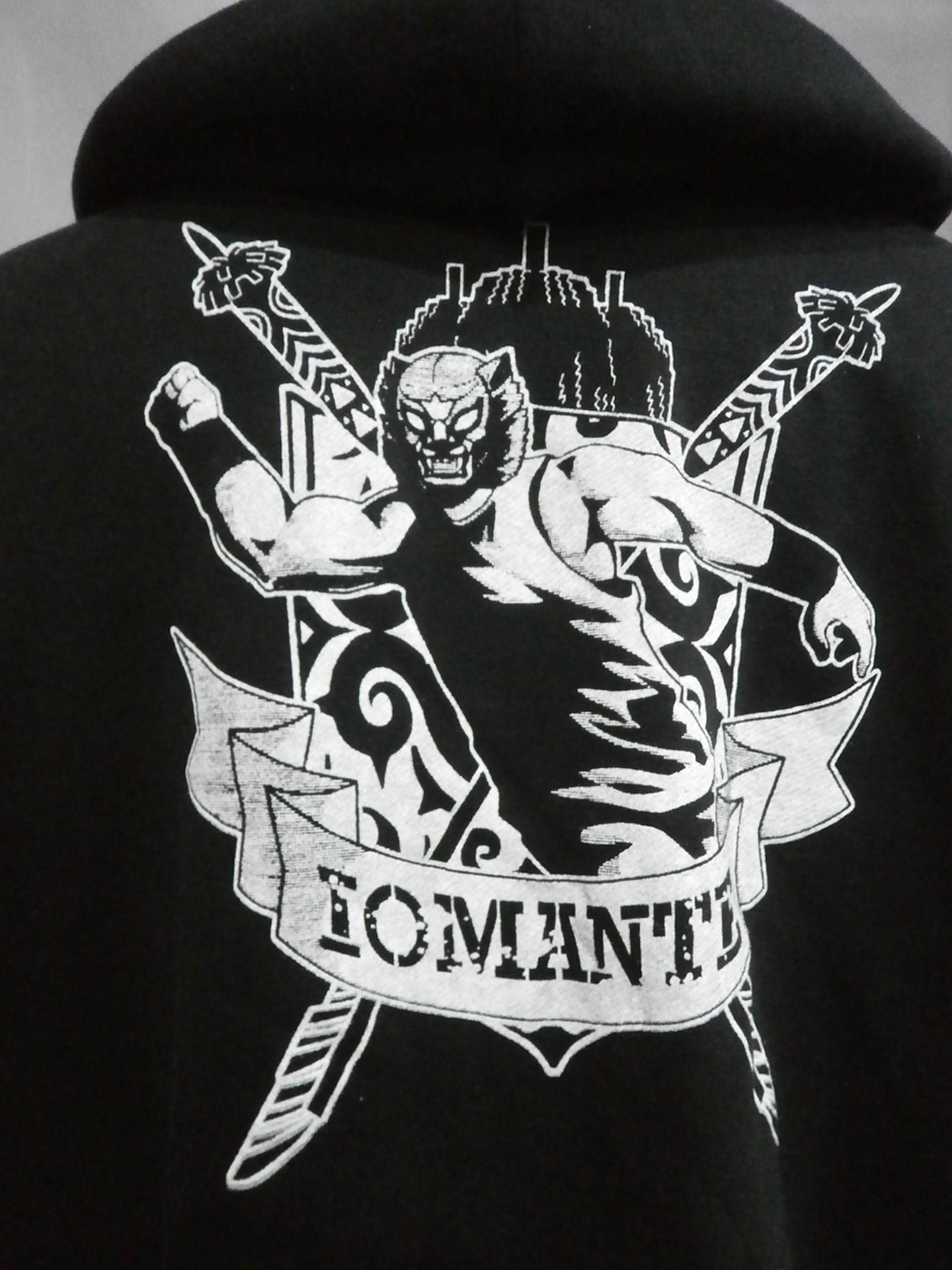 熊吉「DARKNESS BEAR」ジップパーカー