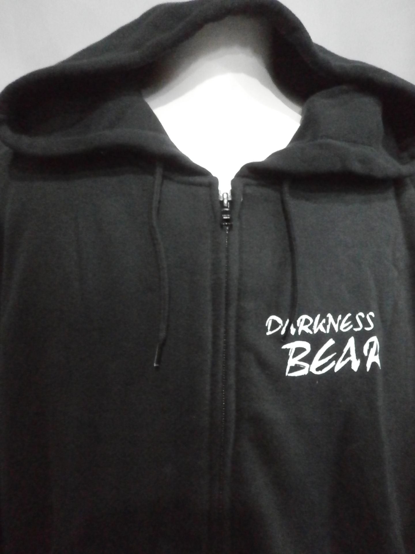 熊吉「DARKNESS BEAR」ジップパーカー