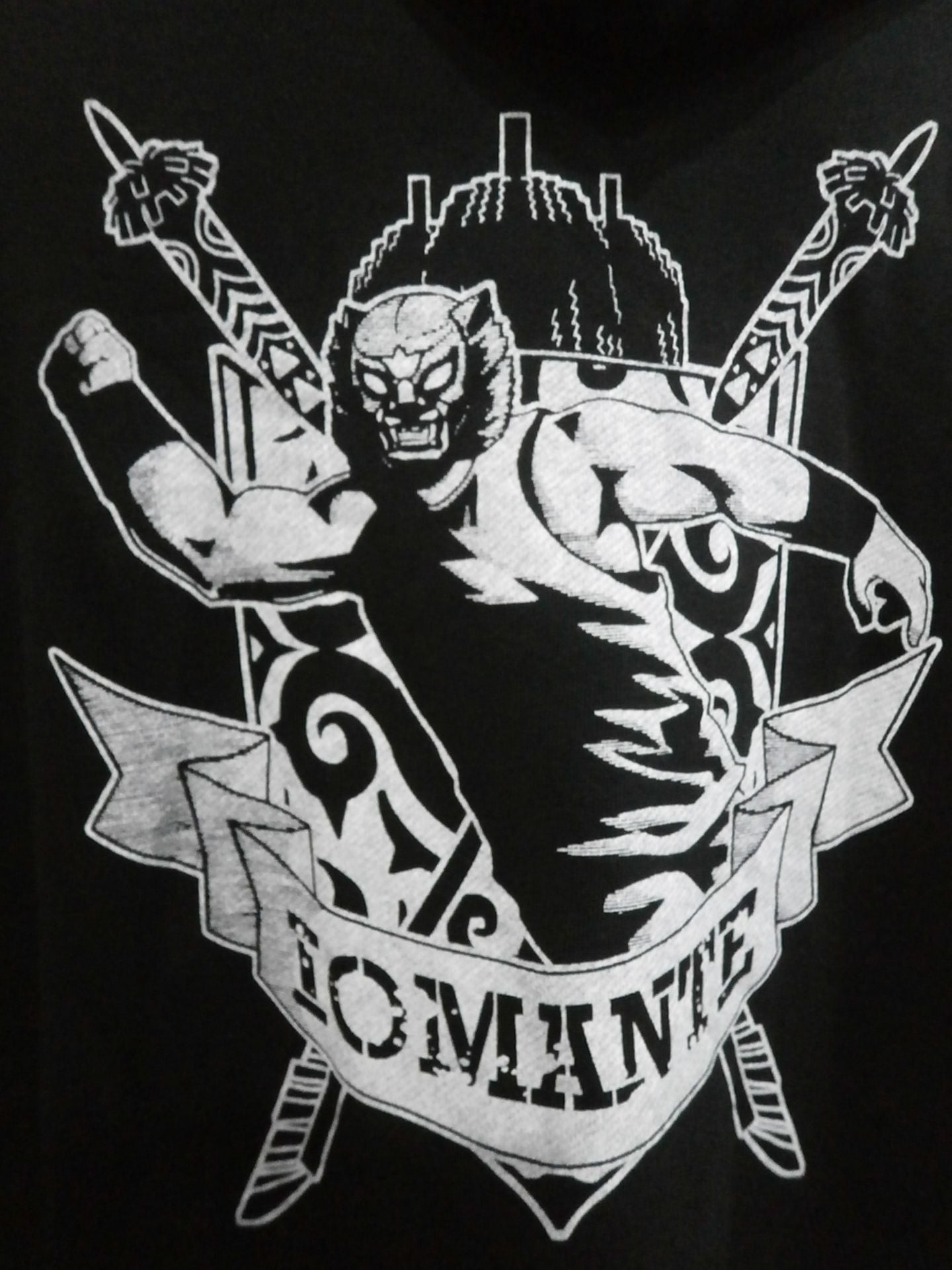 熊吉「DARKNESS BEAR」ジップパーカー