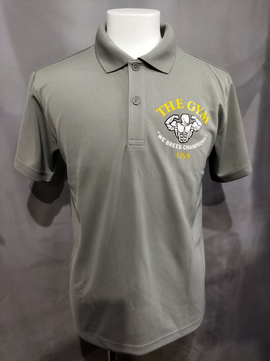 THE GYM Polo Shirt (Grey)
