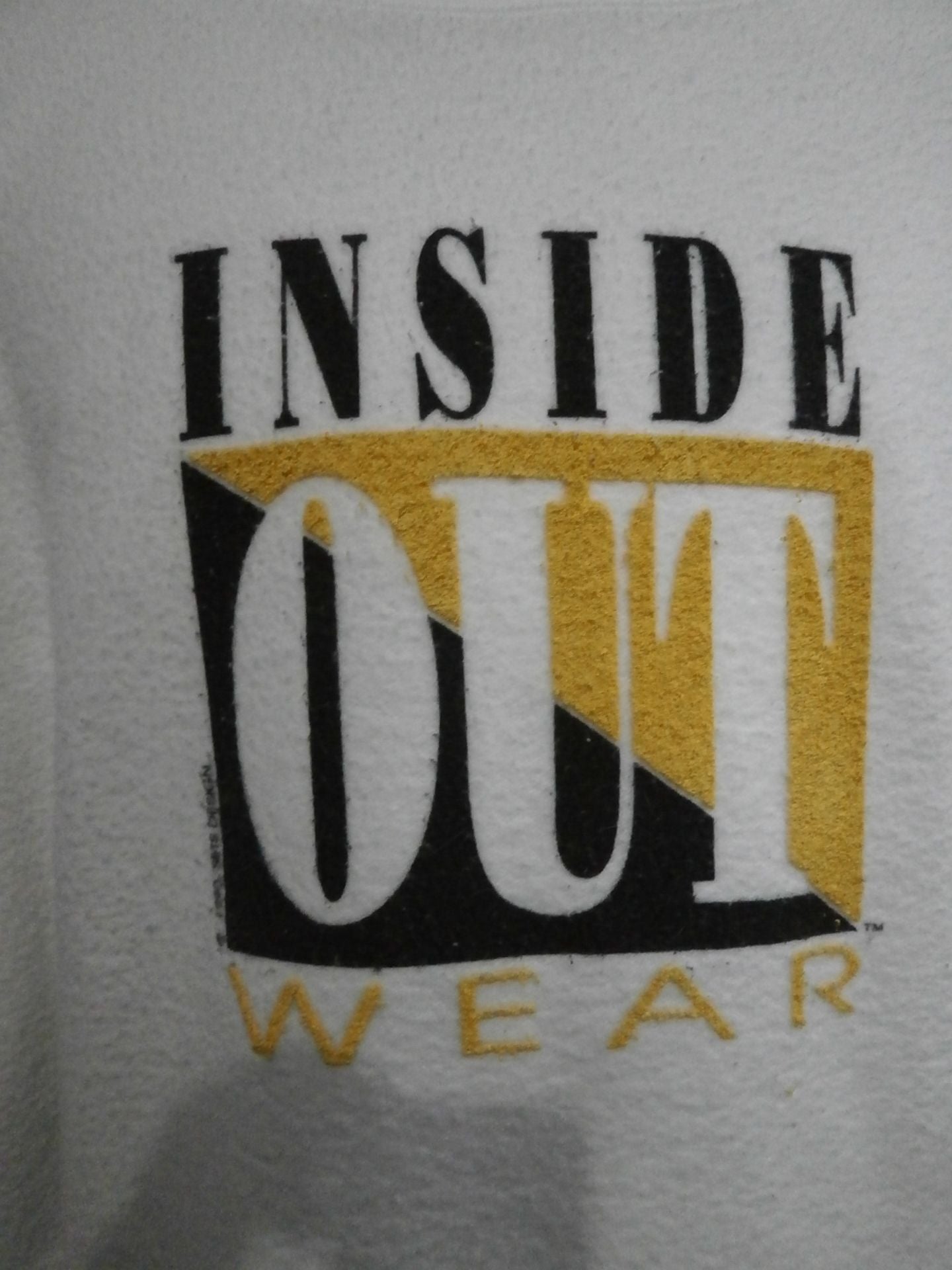 ★プロレスラー御用達!!★ INSIDE OUT WEAR ロングスリーブラグトップ(ホワイト)④