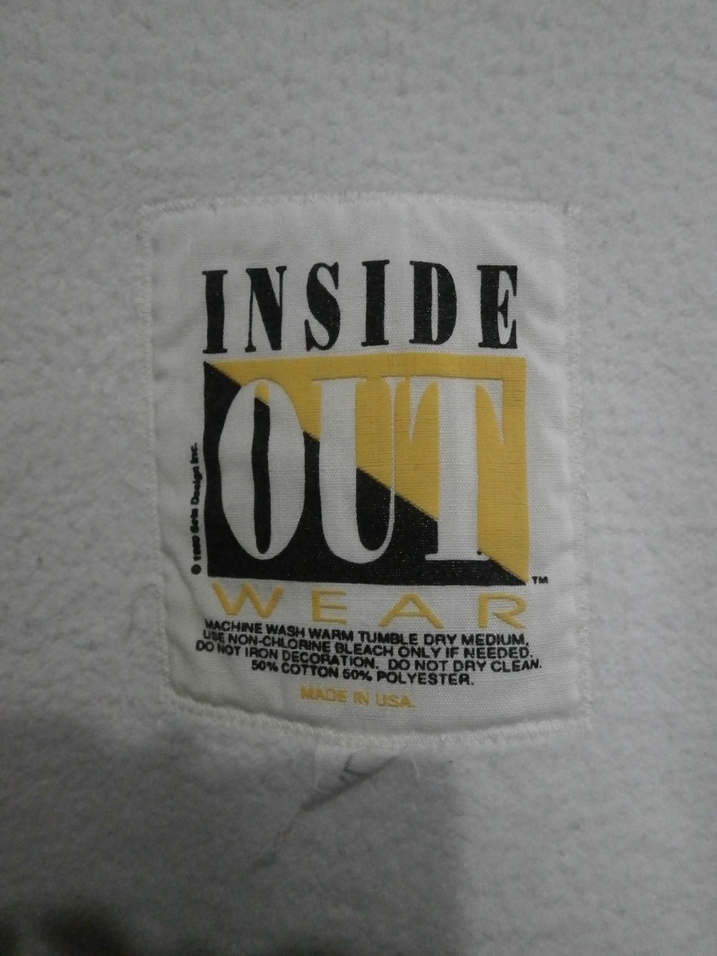 ★プロレスラー御用達!!★ INSIDE OUT WEAR ロングスリーブラグトップ(ホワイト)④