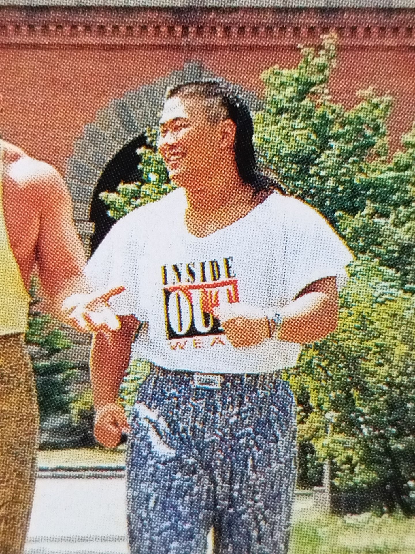 ★プロレスラー御用達!!★ INSIDE OUT WEAR ロングスリーブラグトップ(ホワイト)④