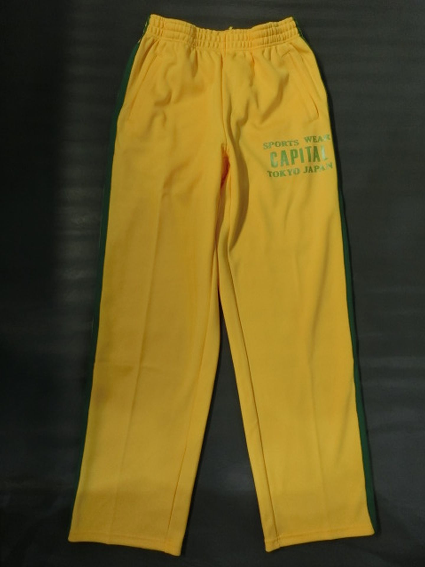 CAPITAL Classic Logo Jersey Pants (Yellow)