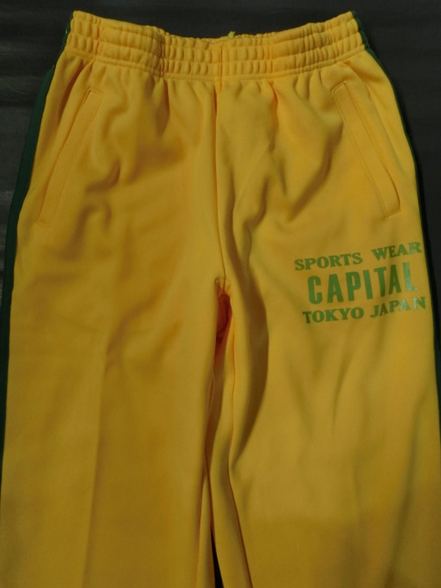 CAPITAL Classic Logo Jersey Pants (Yellow)