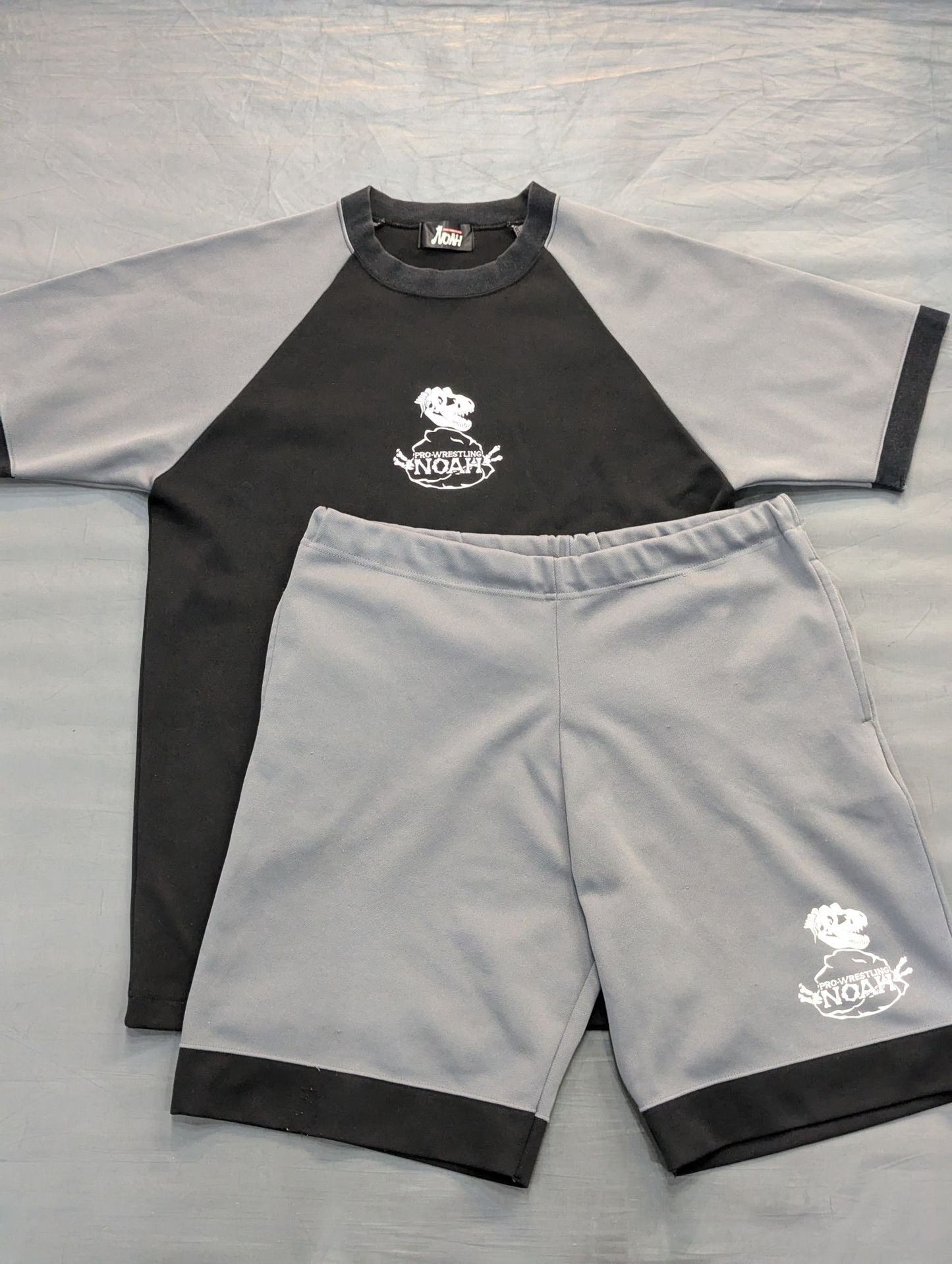 NOAH×Capsule Inn Miyako 半袖セットアップ③(ブラック×グレー)