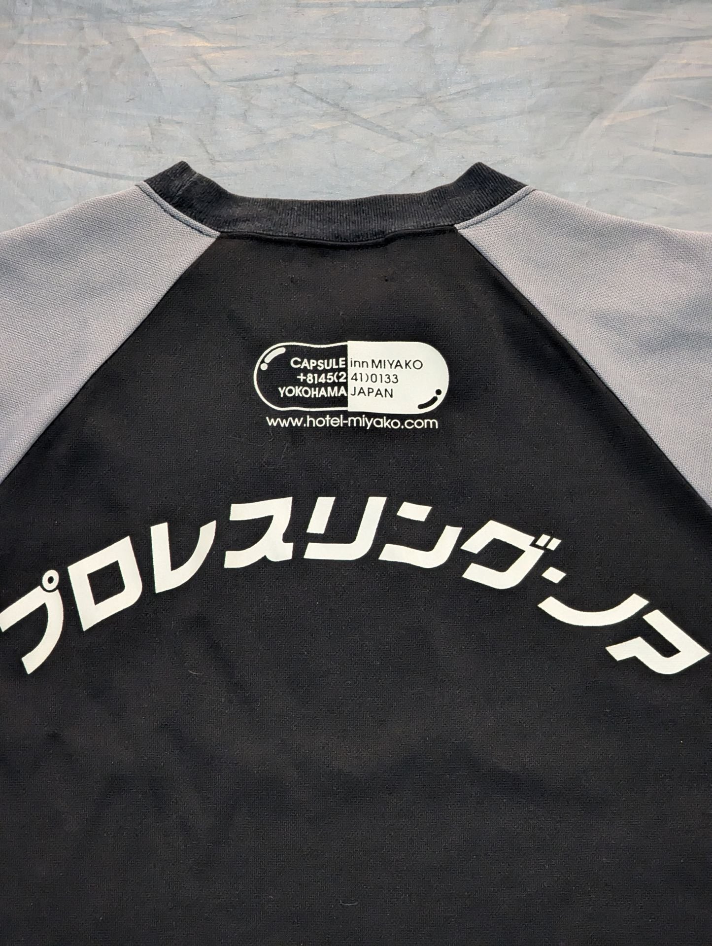 NOAH×Capsule Inn Miyako 半袖セットアップ③(ブラック×グレー)