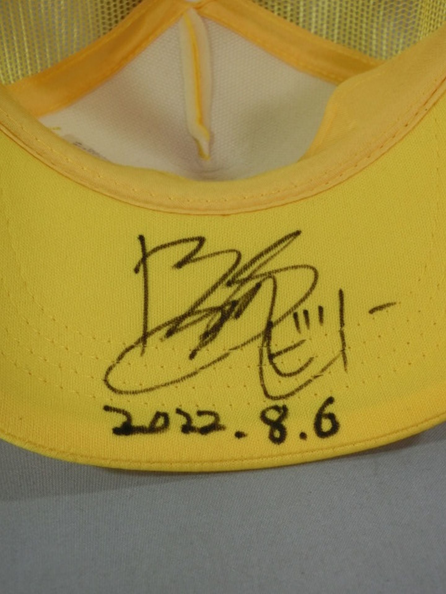 【hand signed autograph】 Billyken Kid  Mesh Cap