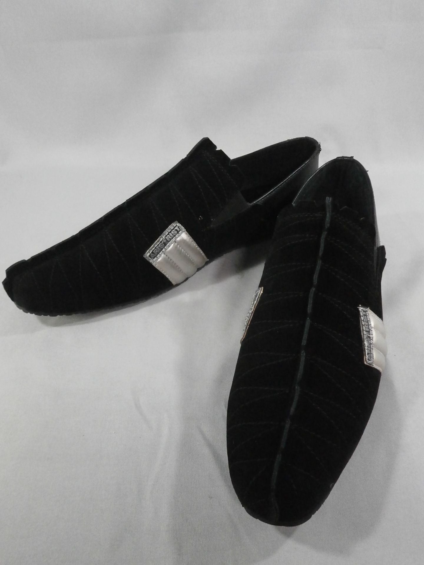 ARISTRIST AT ローファーシューズ①(ブラック×シルバー)