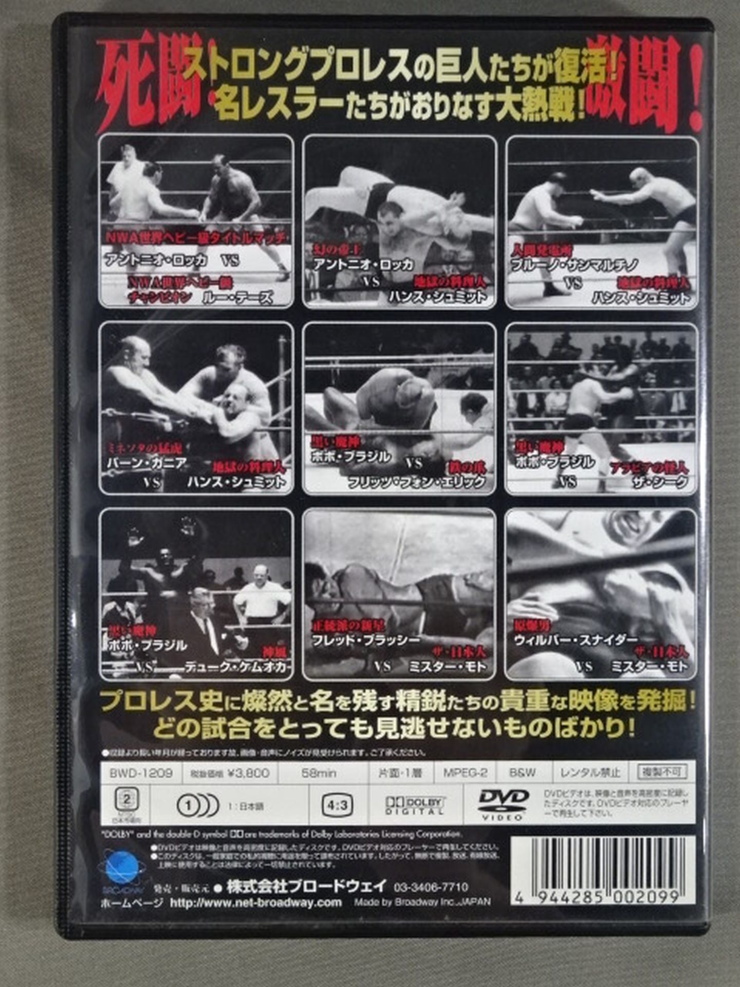Golden pro wrestler retsuden DVD-BOX unearthed!