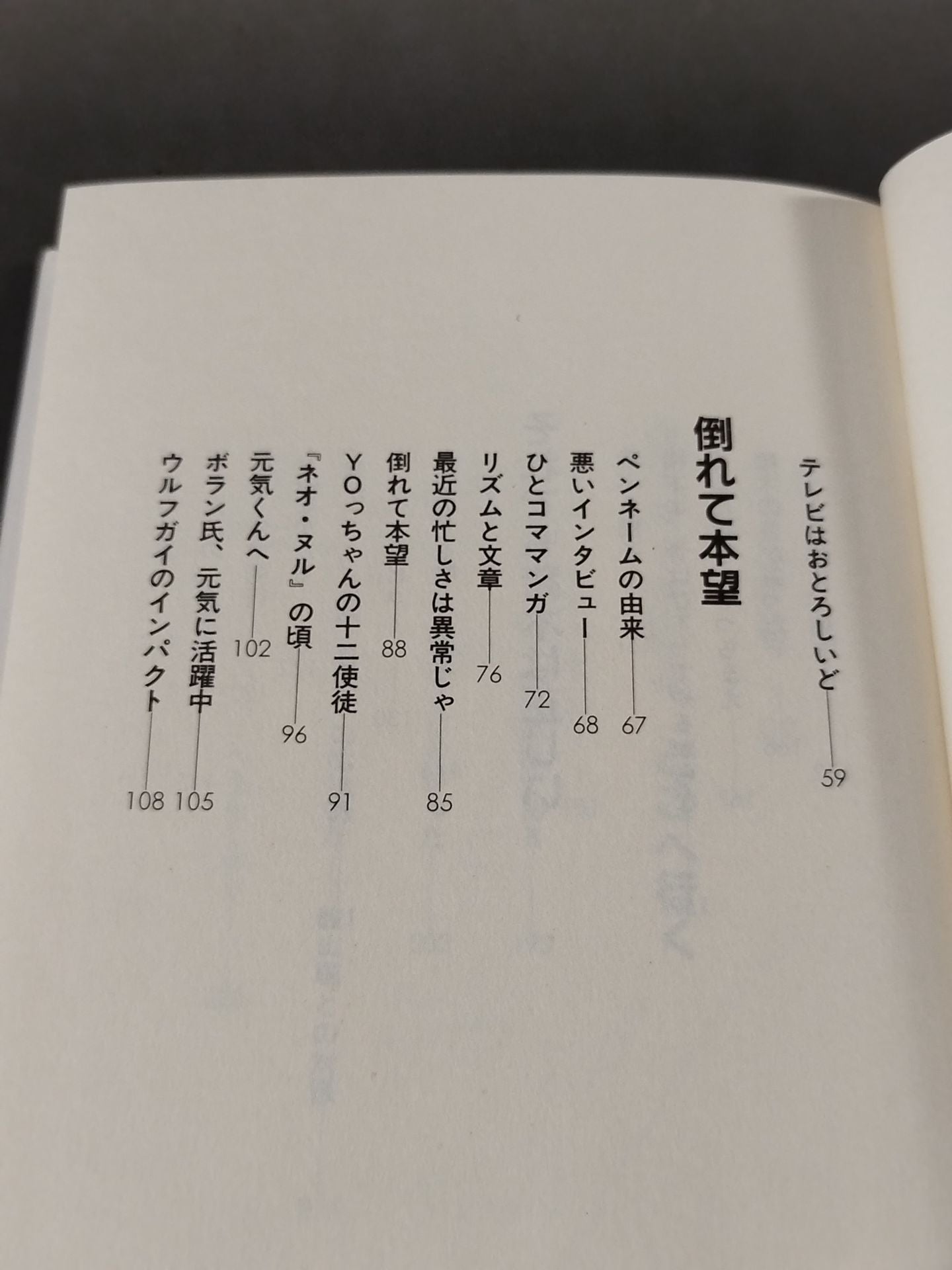 倒れて本望 第一エッセイ集プロレス入り