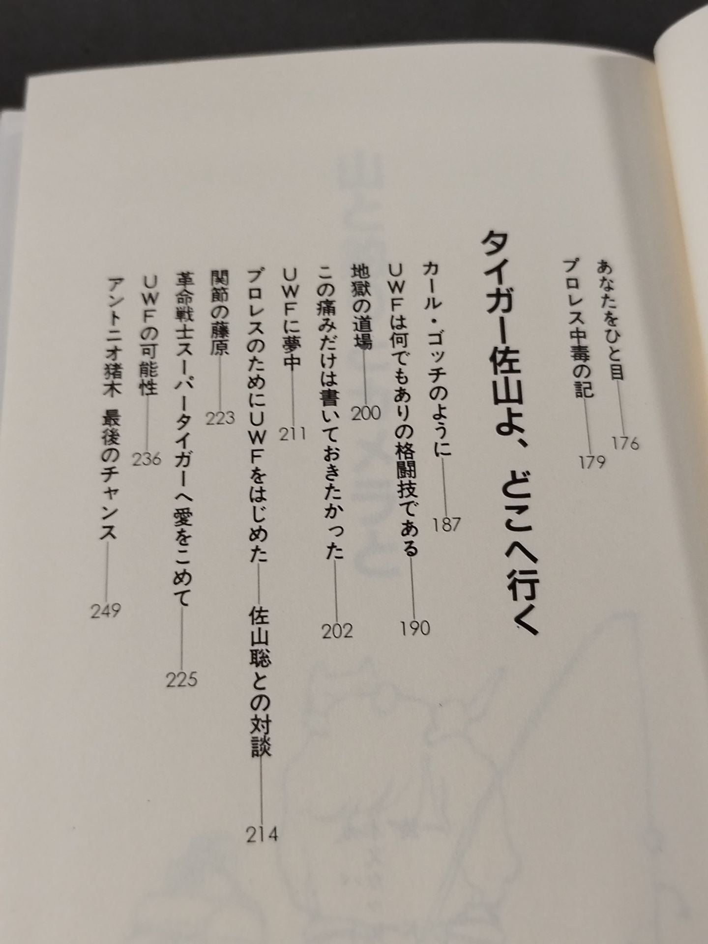 倒れて本望 第一エッセイ集プロレス入り