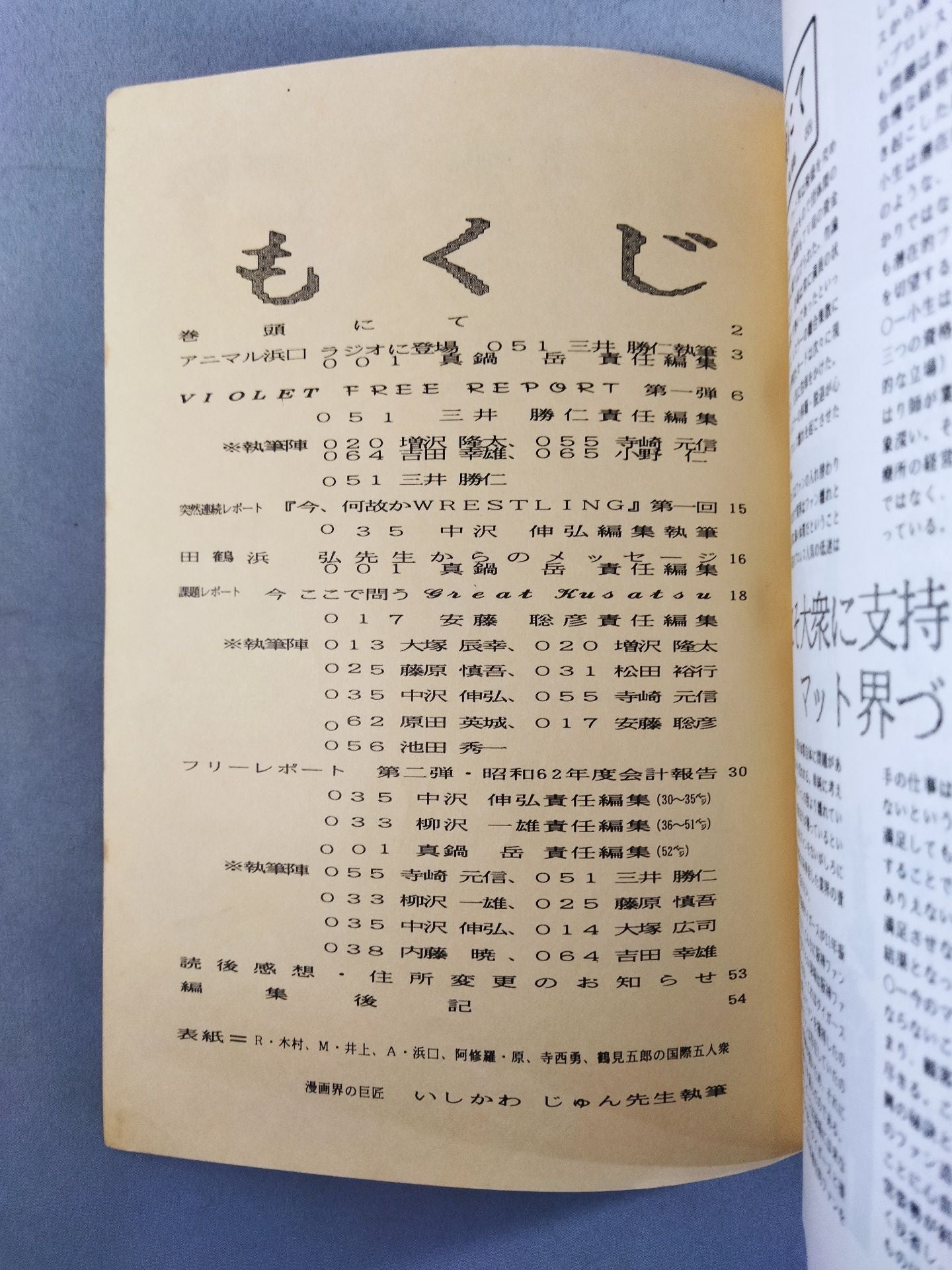 VIOLET No.15 (IWE International Pro Wrestling Fan Circle)