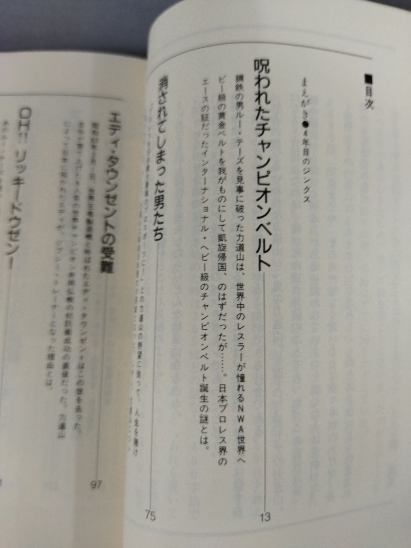 The Invincible Man's "Enemy" The Pro Wrestling 365 New "Shigeo Kado" The Complete Works of Pro Wrestling 1