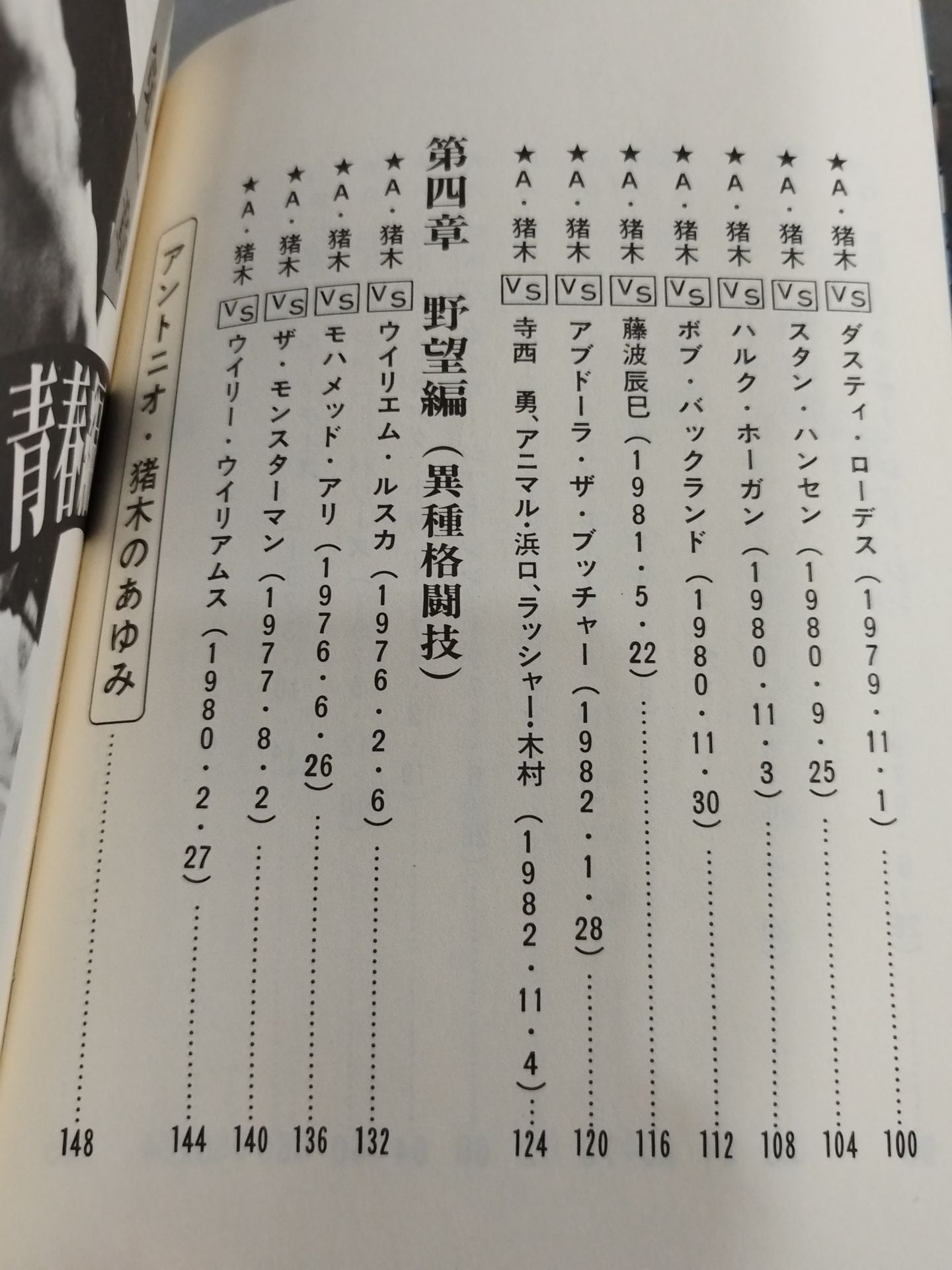Antonio Inoki Self-Selected Fighting Spirit 30 Battles