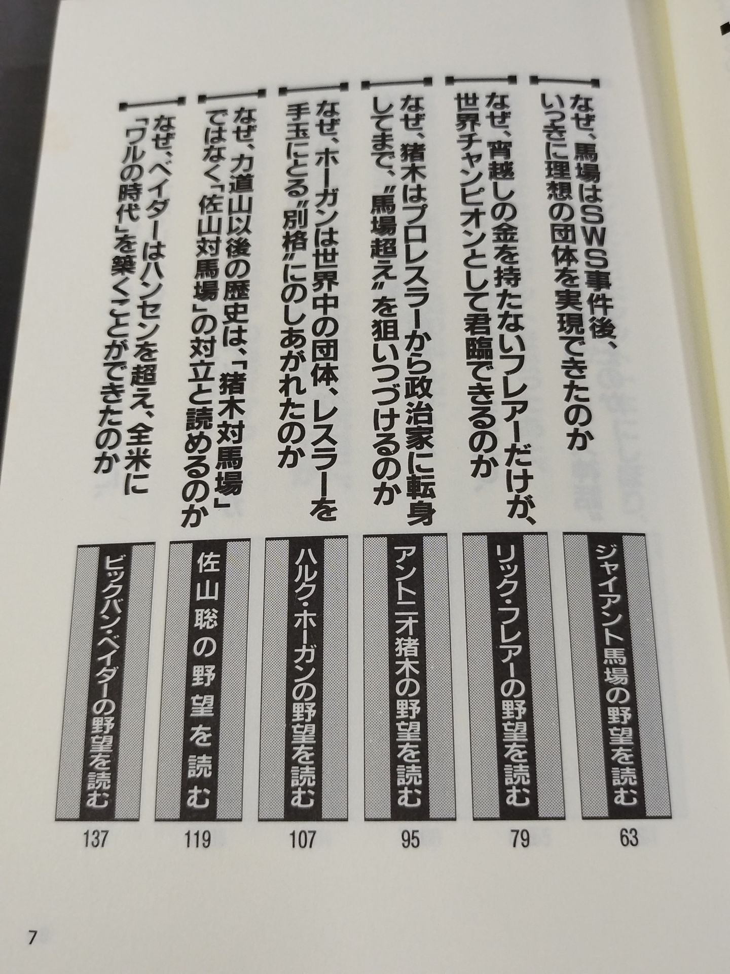 Pocket Book 47 How to read pro wrestler "ambition"