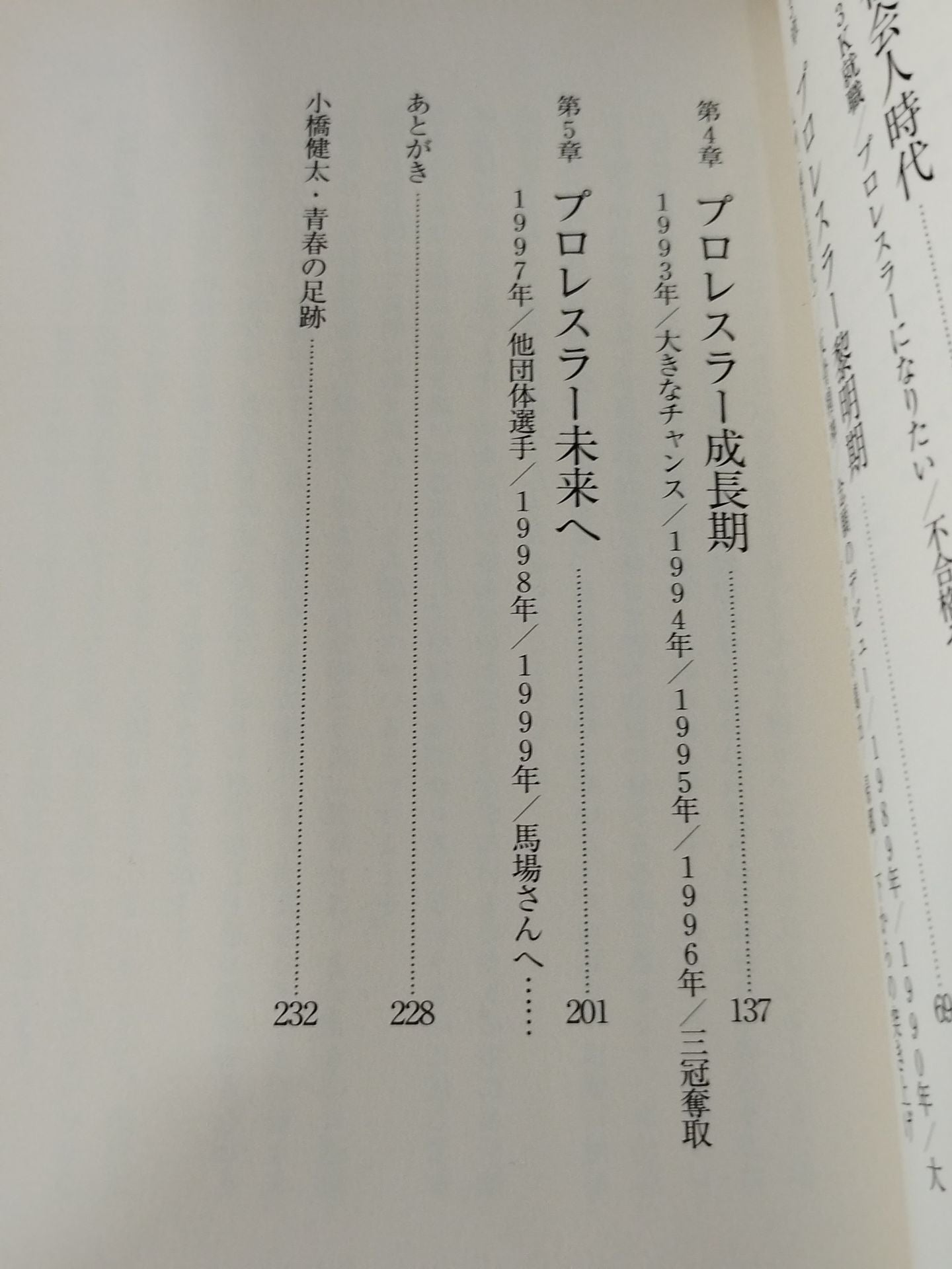 小橋健太 青春自伝 熱き握り拳