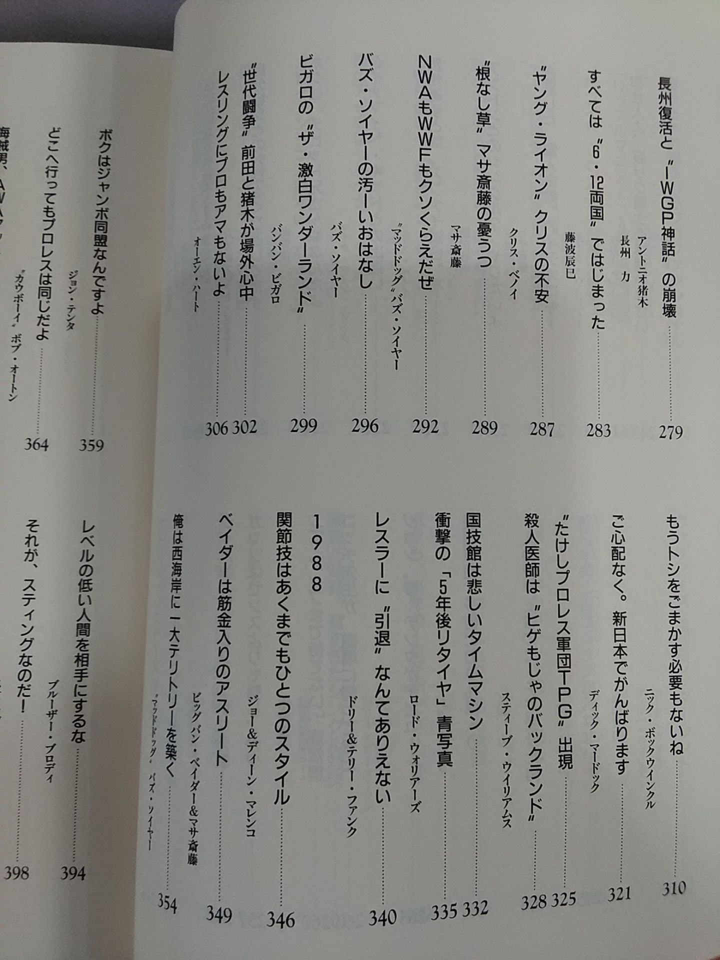 Decade Testimonies of 100 Pro Wrestler (Part 1)