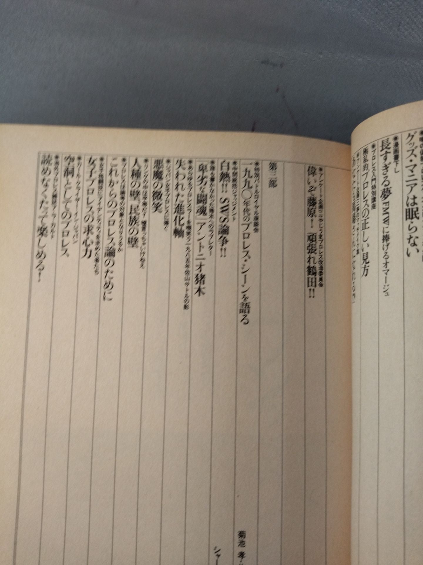 プロレス狂読本 愛と哀しみのロープ