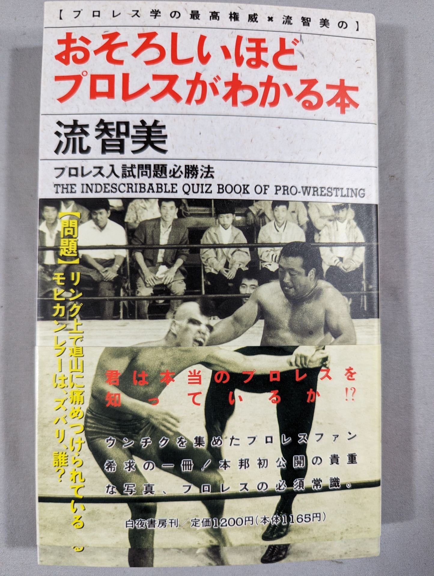 A book that shows Pro Wrestling terribly